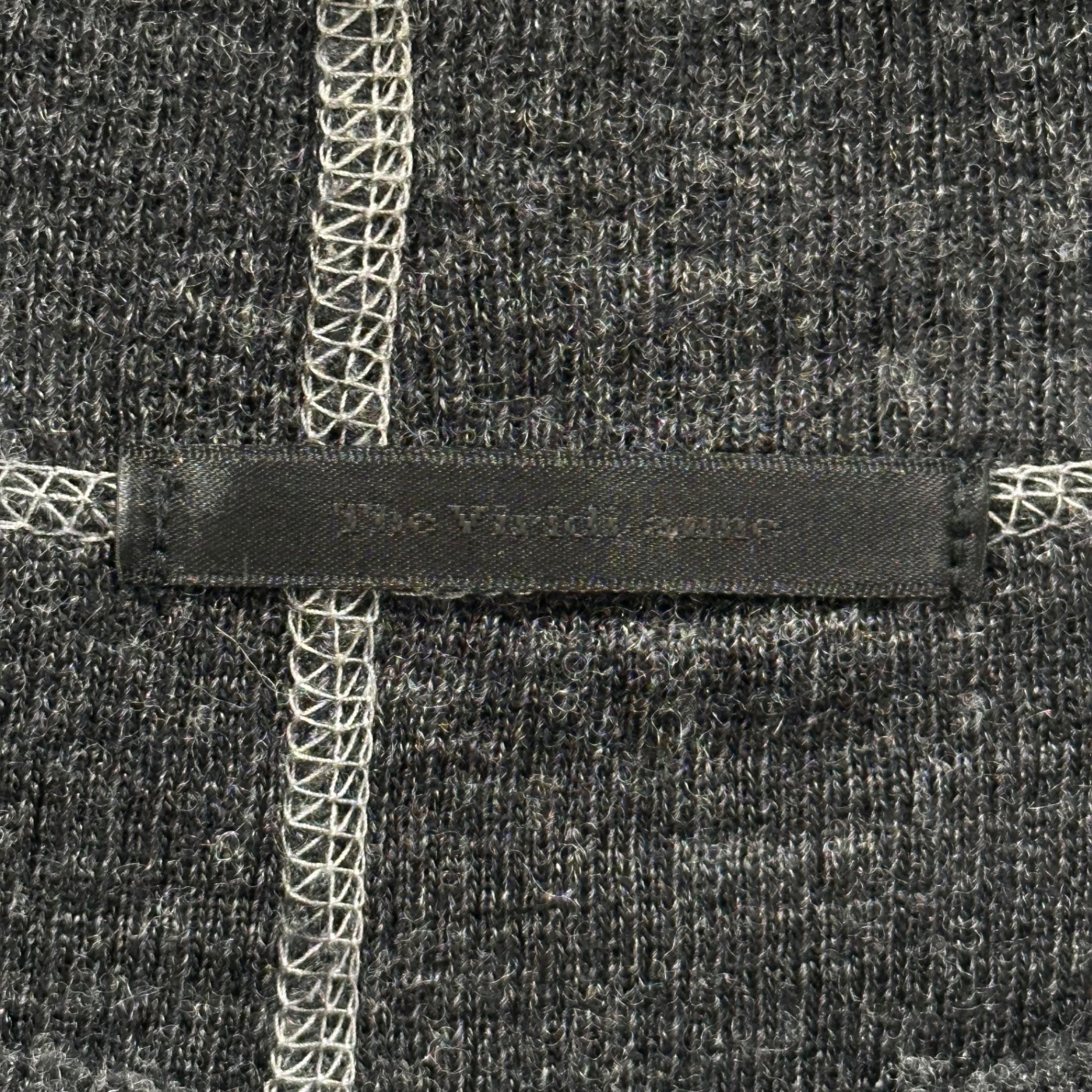 The Viridi-anne(ザヴィリディアン) 2018AW Wool Cut-Off Knit ウール カットオフ ニット VI-2964-07 1 グレー