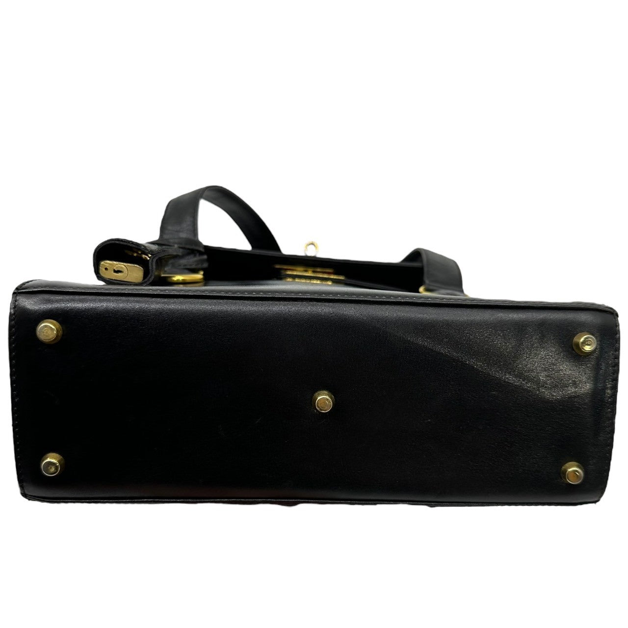 GIANNI VERSACE COUTURE(ジャンニヴェルサーチ クチュール) Medusa Design Box Calf Shoulder Bag メデューサ デザイン ボックスカーフ ショルダー バッグ ブラック