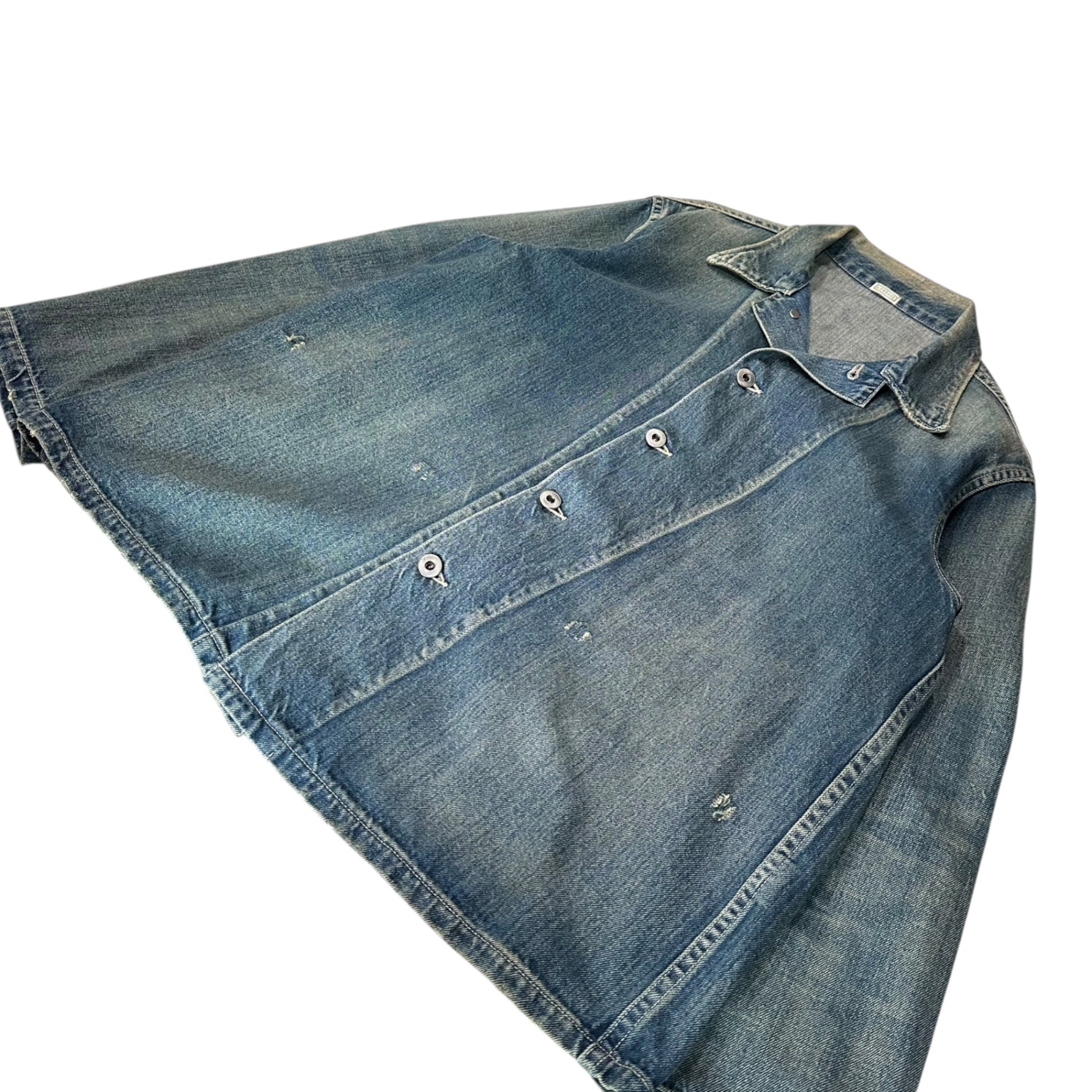 A.PRESSE(アプレッセ) 24AW US Army Vintage Denim Coverall ユーエス アーミー ヴィンテージ デニム カバーオール 24AAP-01-37K 1 インディゴ ジャケット
