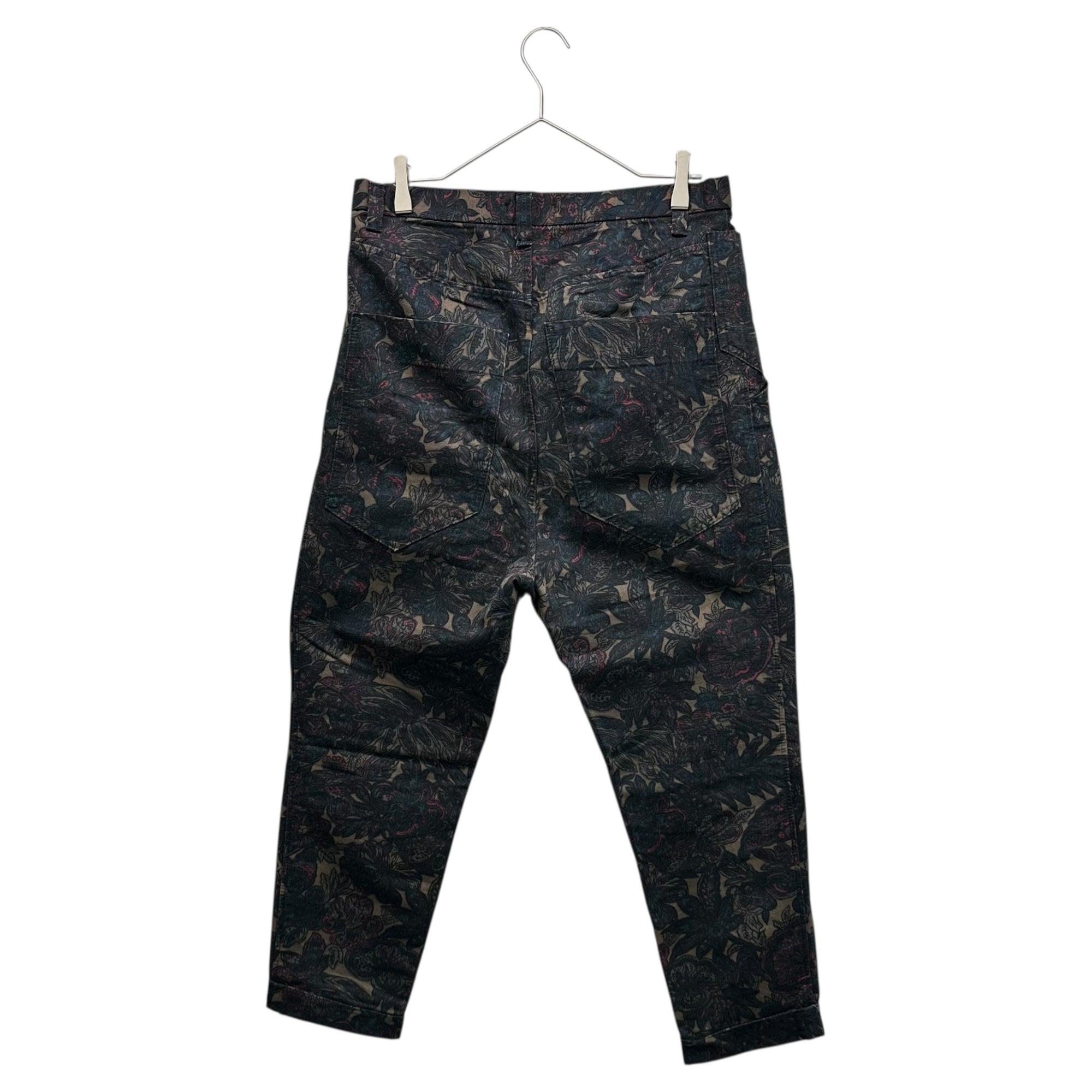 zucca(ズッカ) 2-Tuck All-Over Print Cotton Pants 2タック 総柄 コットン パンツ ZU13FF154 L ネイビー アーカイブ