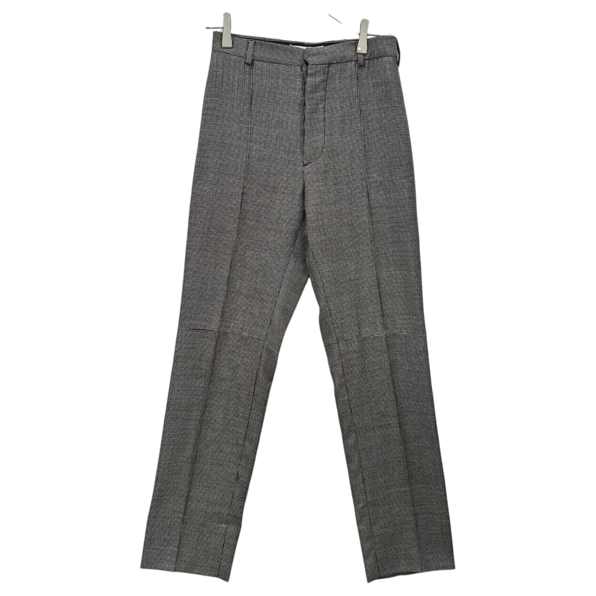 Maison Martin Margiela(メゾン マルタンマルジェラ) 2010SS Slim-Fit Micro-Check Center-Crease Slacks スリム フィット マイクロ チェック センター プレス スラックス S30KA0207 46 ブラック×ホワイト 10ライン デザインチーム期