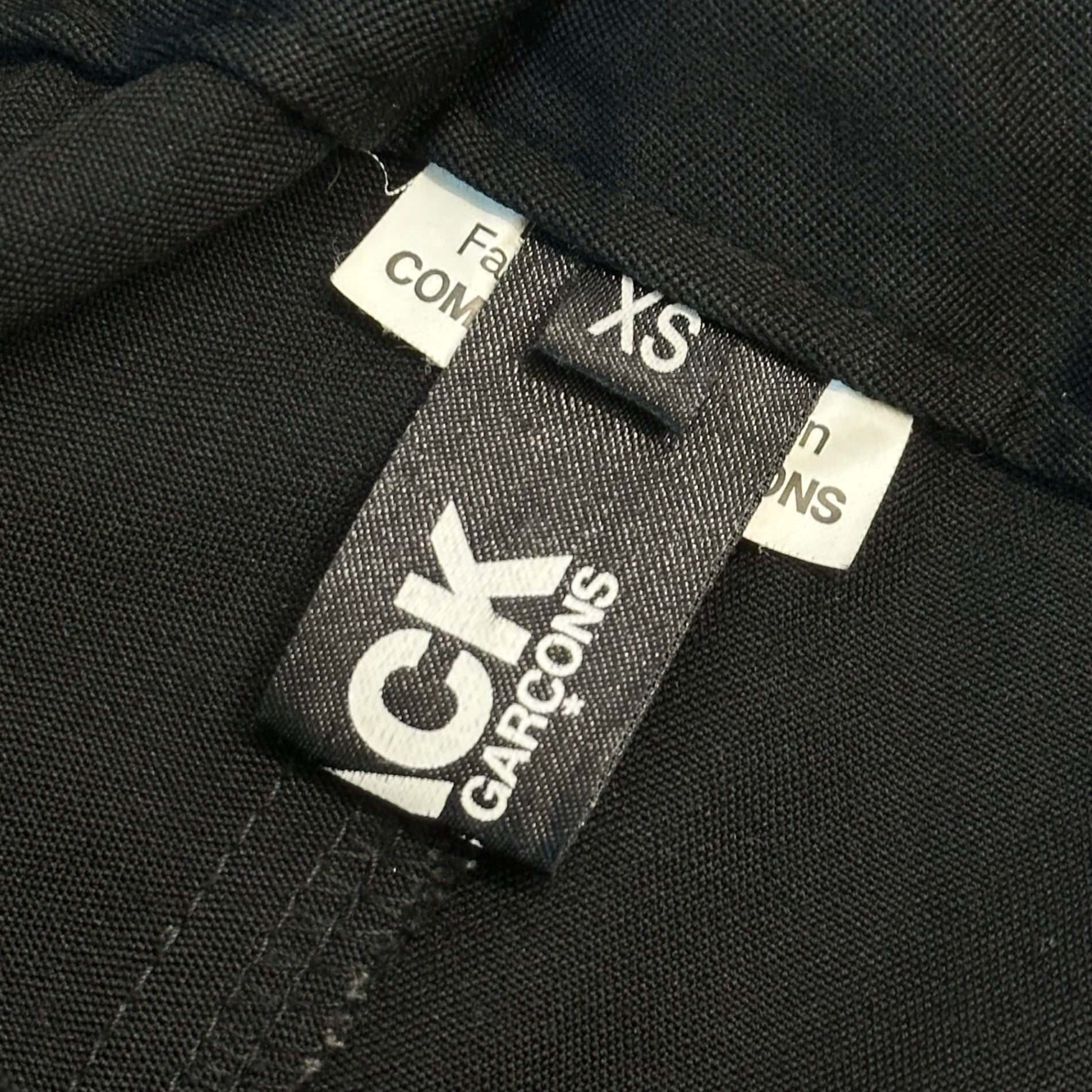 BLACK COMME des GARCONS(ブラックコムデギャルソン) 18SS Wool Harem Pants ウール サルエル パンツ 1A-P011 XS ブラック AD2017