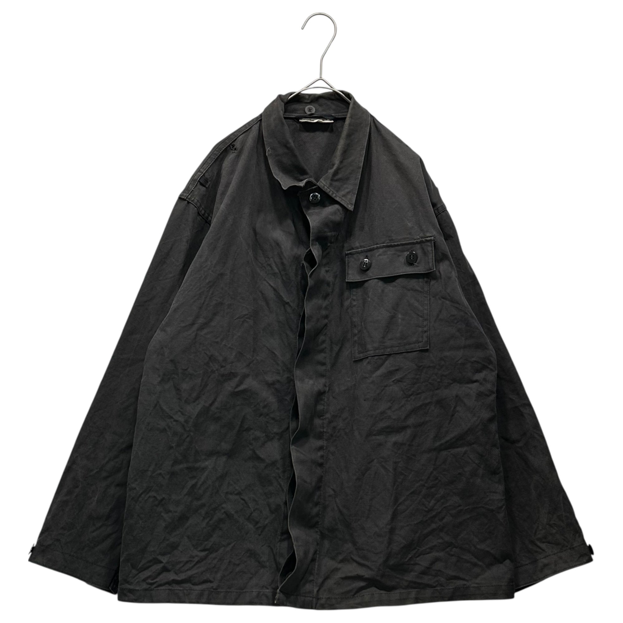German Army(ドイツ軍) 80’s Nationale Volksarmee Field Jacket 80年代 東ドイツ 国家人民軍  48(M~L程度) フェードブラック ヴィンテージ