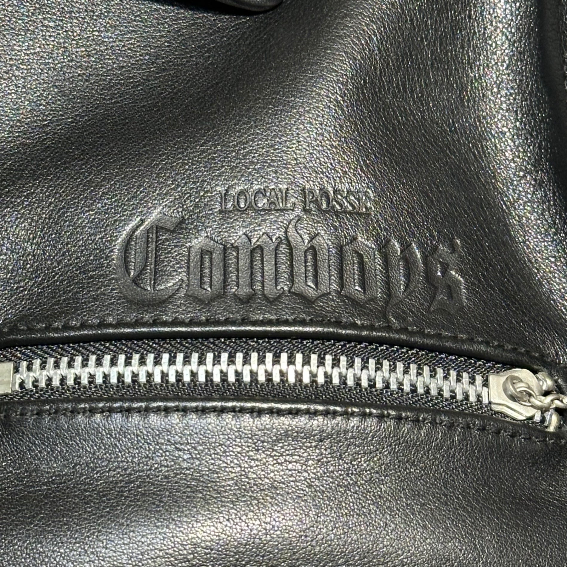 RADIALL(ラディアル) 09AW CONVOYS Back Patch Single Leather Rider Jacket バックワッペン シングル レザー ライダース ジャケット 09WS-27 M ブラック