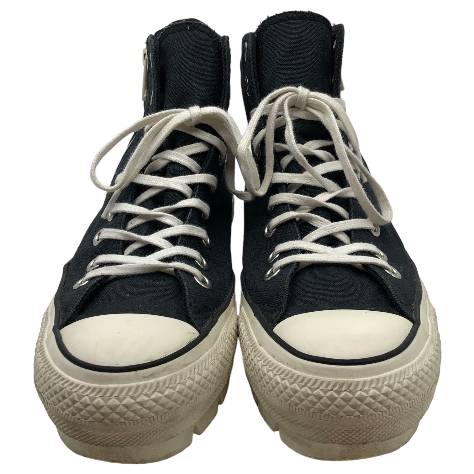 CONVERSE × beautiful people(コンバース×ビューティフルピープル) chunky heel sneakers チャンキーヒールスニーカー 31306220 26.0cm ブラック×ホワイト GORE-TEX ハイカット