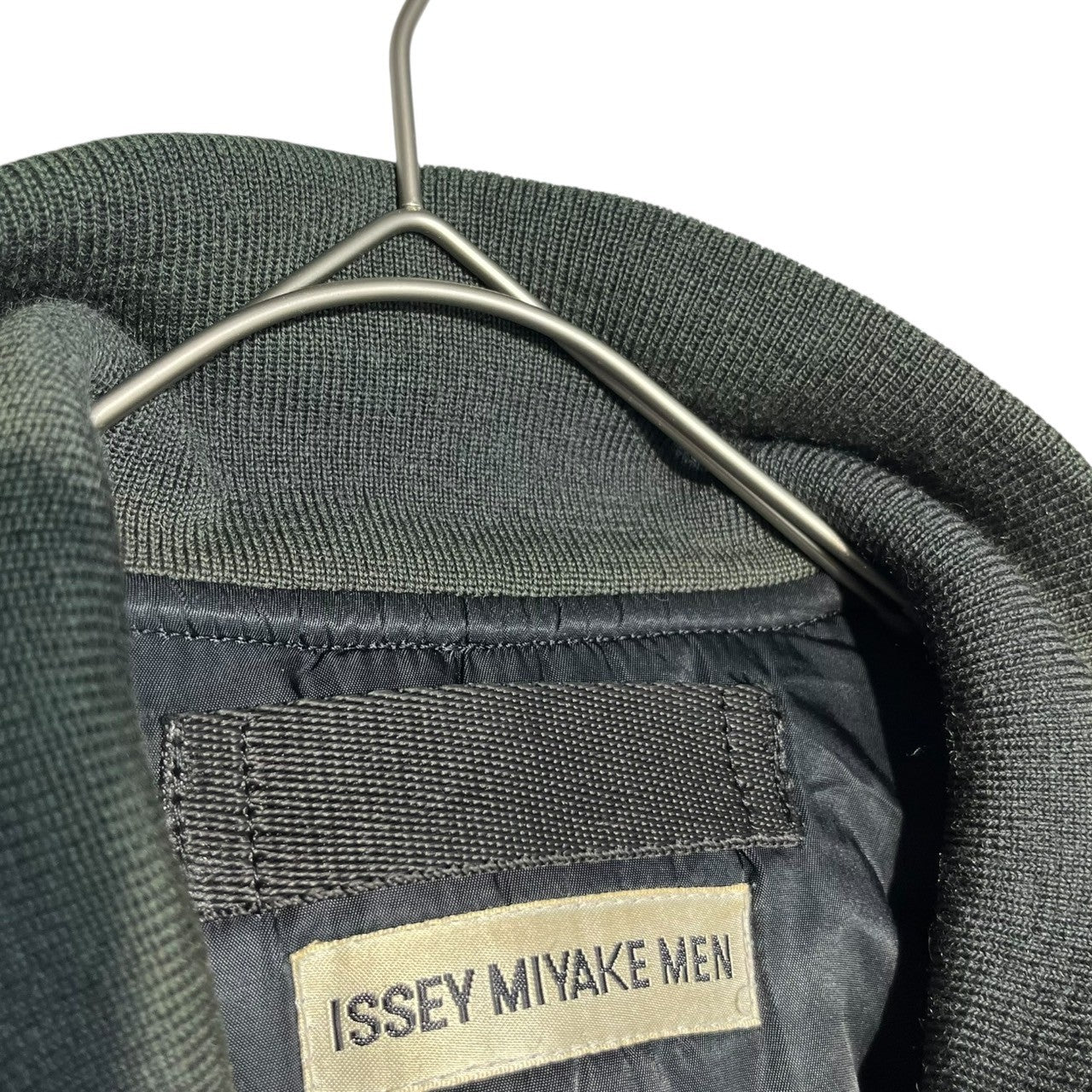 ISSEY MIYAKE MEN(イッセイミヤケメン) 96AW Archive Parachute Cargo Bomber Jacket  アーカイブ パラシュート カーゴ ボンバー ジャケット ME63-FC460 M グレー×ネイビー