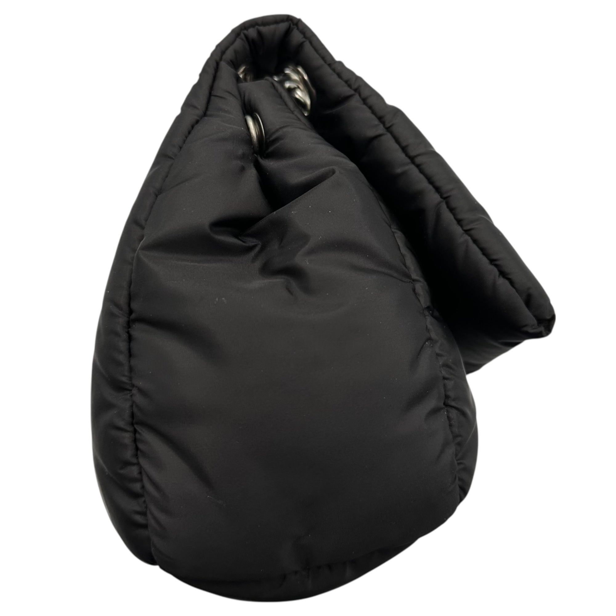 BALENCIAGA(バレンシアガ) MONACO Monaco Mini Shoulder Bag モナコ ミニ チェーン ショルダー バッグ 792977 ブラック ナイロン ワンショルダー