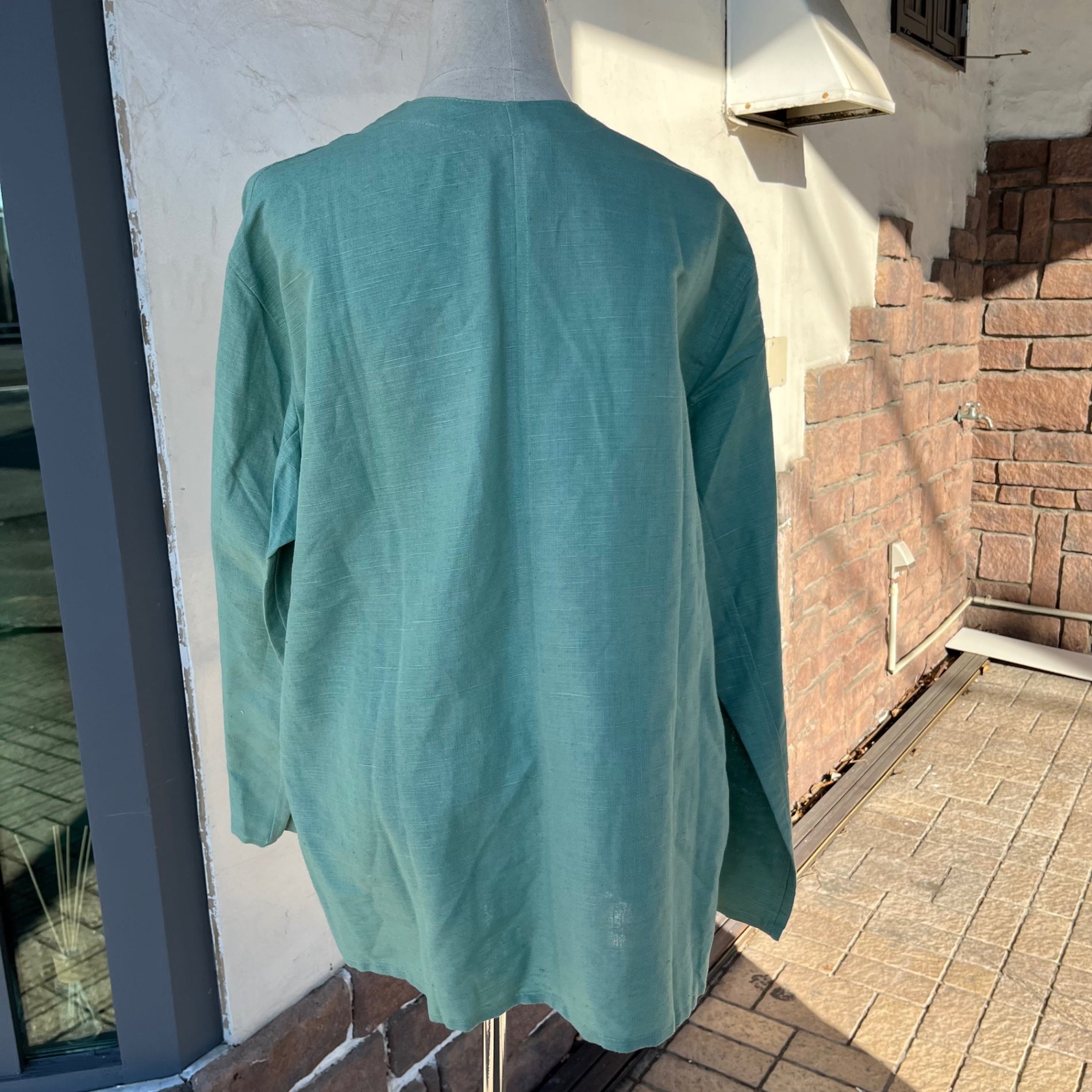 VINTAGE(ヴィンテージ) 90's surgical smock サージカルスモック 90年代 48(L) グリーン ミリタリーアイテム