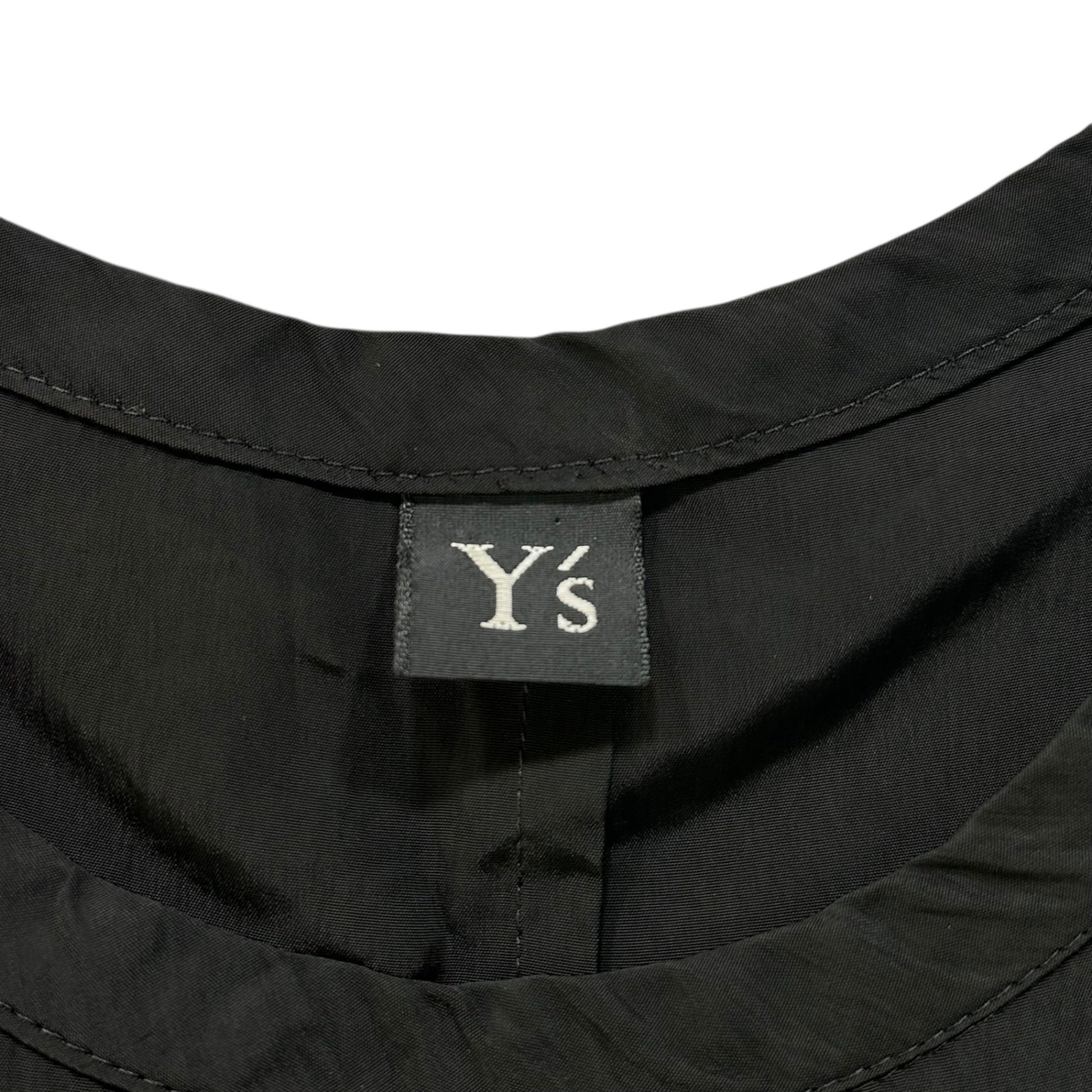 Y's(ワイズ) Sleeveless Polka Dot Mini Dress ノースリーブ ドット ミニ ワンピース YQ-D15-204 FREE ブラック×グレー