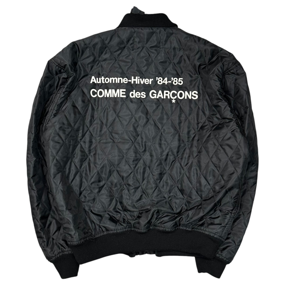 CDG COMME des GARCONS(シーディージーコムデギャルソン) 84-85 STAFF BLOUSON QUILTED 84-85 スタッフ ブルゾン キルティング SZ-J002 M ブラック AD2025 ジャケット