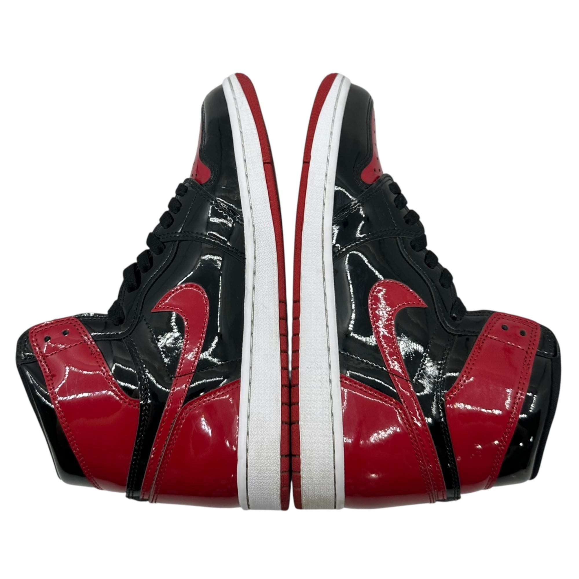 NIKE(ナイキ) Air Jordan 1 High OG "Patent Bred" エアジョーダン1 ハイ パテント ブレッド 555088-063 27cm ブラック×レッド ハイカット スニーカー