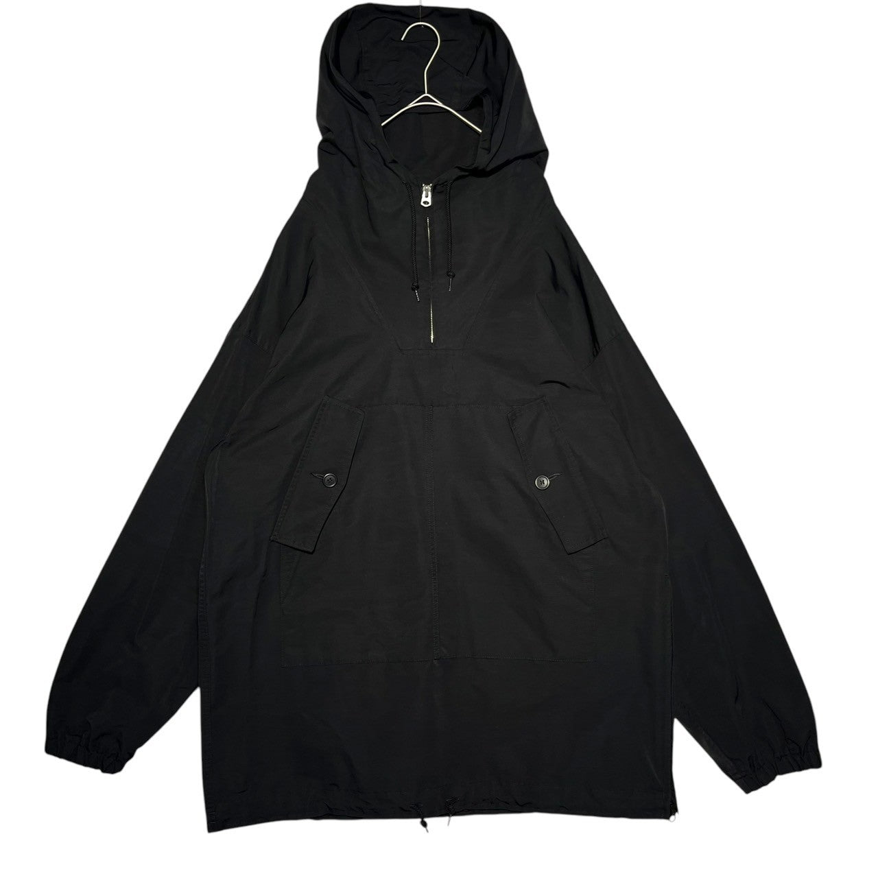 SLOW(スロウ) 60/40 Cotton Nylon-anorak parker コットン ナイロン アノラック パーカー YA010I FREE ブラック アウター ジャケット SLOW&CO