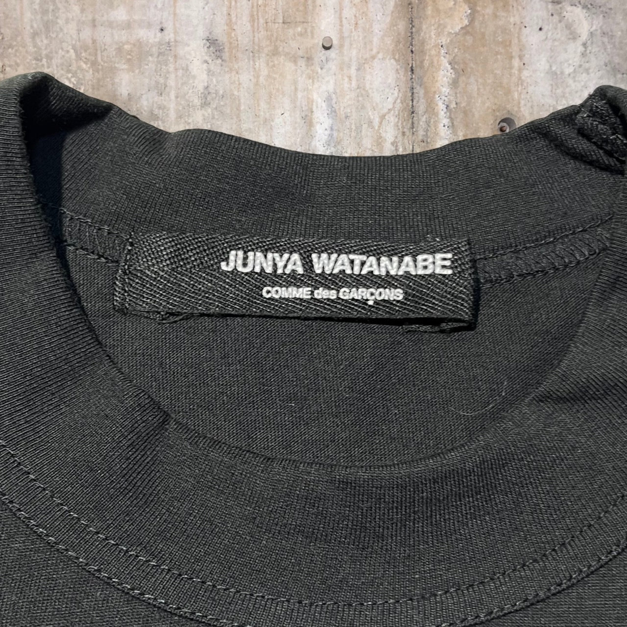 COMME des GARCONS JUNYA WATANABE(コムデギャルソンジュンヤワタナベ) 03SSベーシックTシャツ JZ-T001 表記なし(S程度) ブラック AD2002