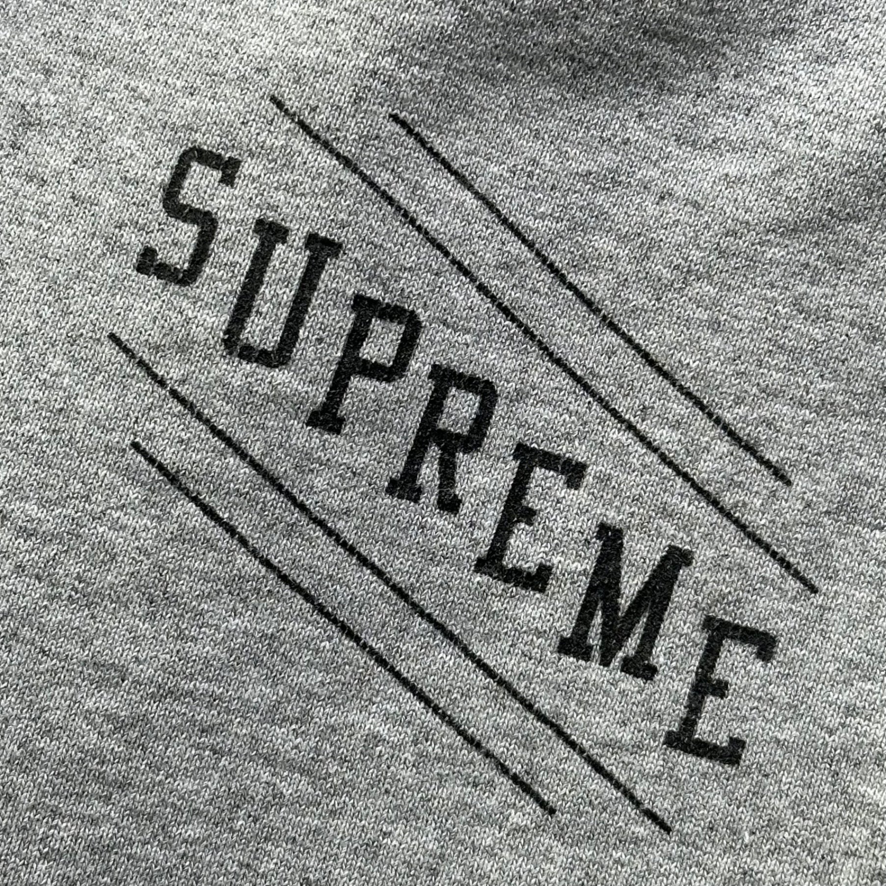 SUPREME(シュプリーム) 12FW Logo Sweat Pants ロゴ スウェット パンツ S グレー カナダ製 裏起毛