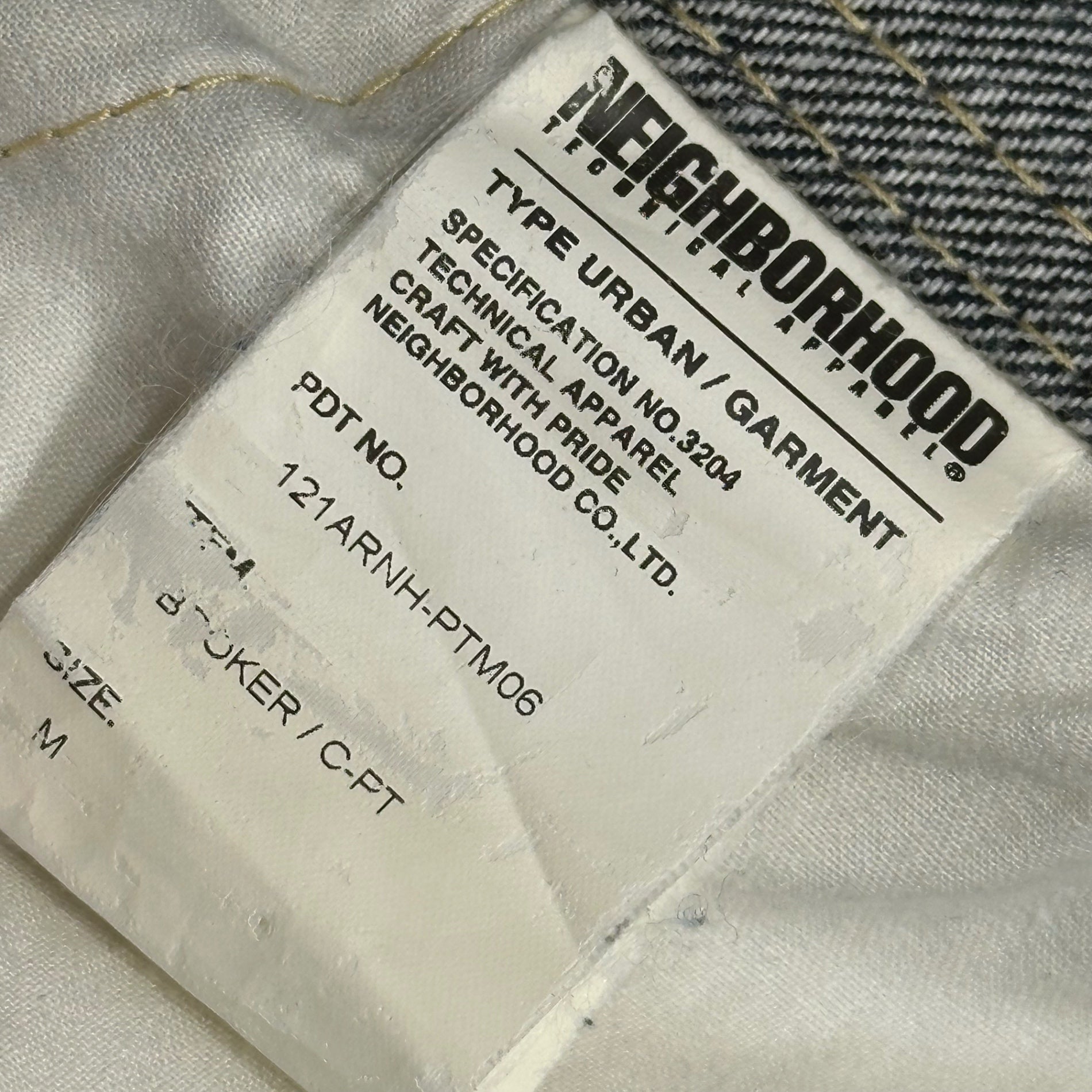 NEIGHBORHOOD(ネイバーフッド) 2012SS ”LESS THAN ZERO” BOOKER / C-PT デニム オーバーオール 121ARNH-PTM06 M インディゴ