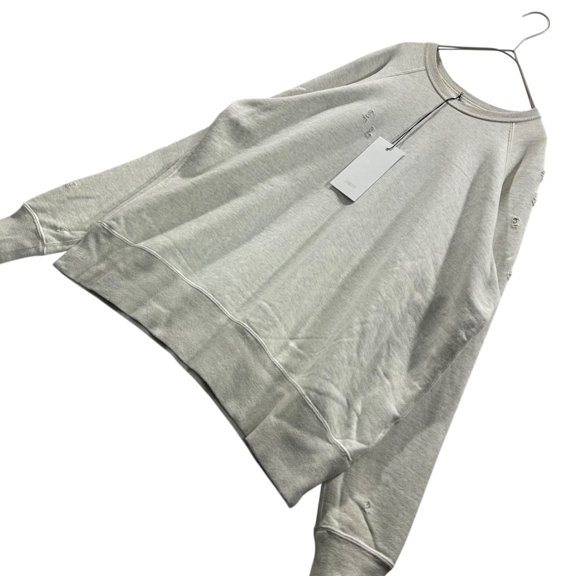 A.PRESSE(アプレッセ) 22SS Vintage Washed Sweat Shirt ヴィンテージ ウォッシュド スウェット 22SAP-05-02M 1 オートミール