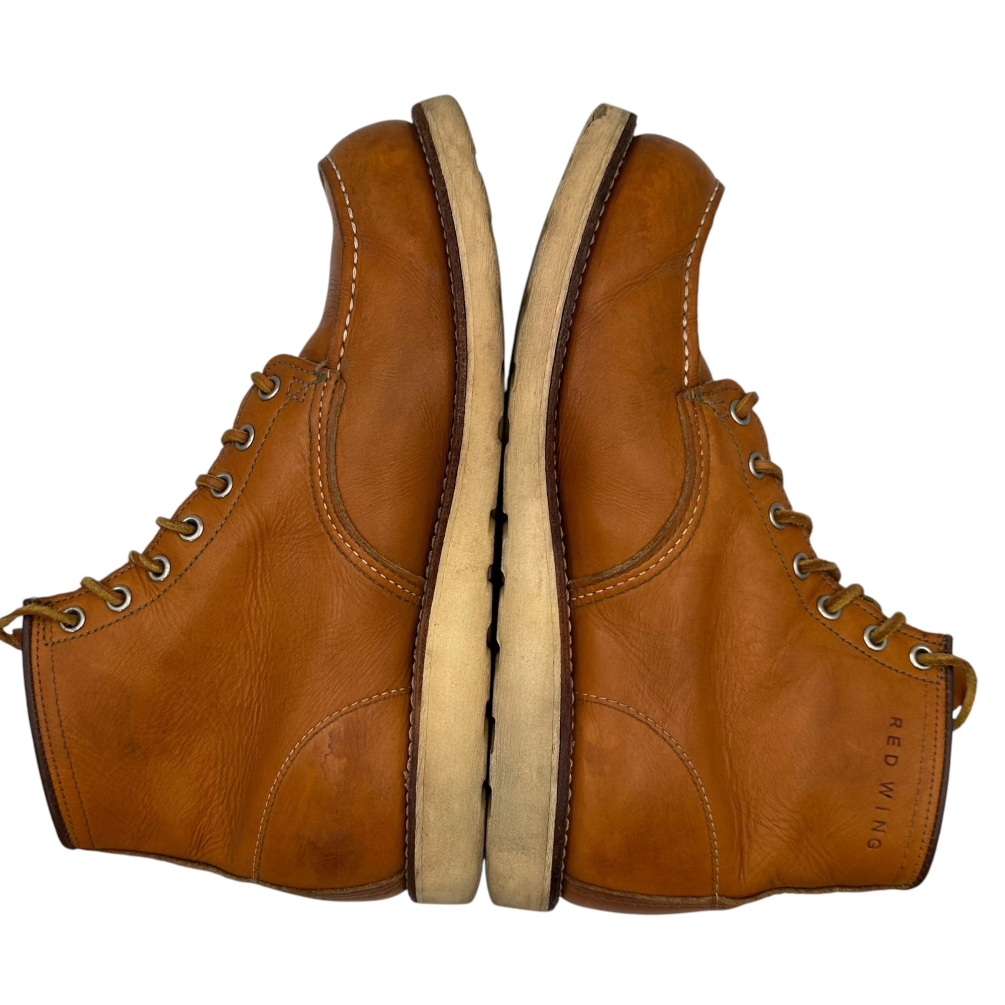 REDWING(レッドウィング) Irish Setter 6" Moc-Toe  アイリッシュセッター 6インチ モックトゥ ゴールド ラセット ブーツ 9875 9E(27cm) ライトブラウン ワーク 犬タグ 復刻 2014年製造