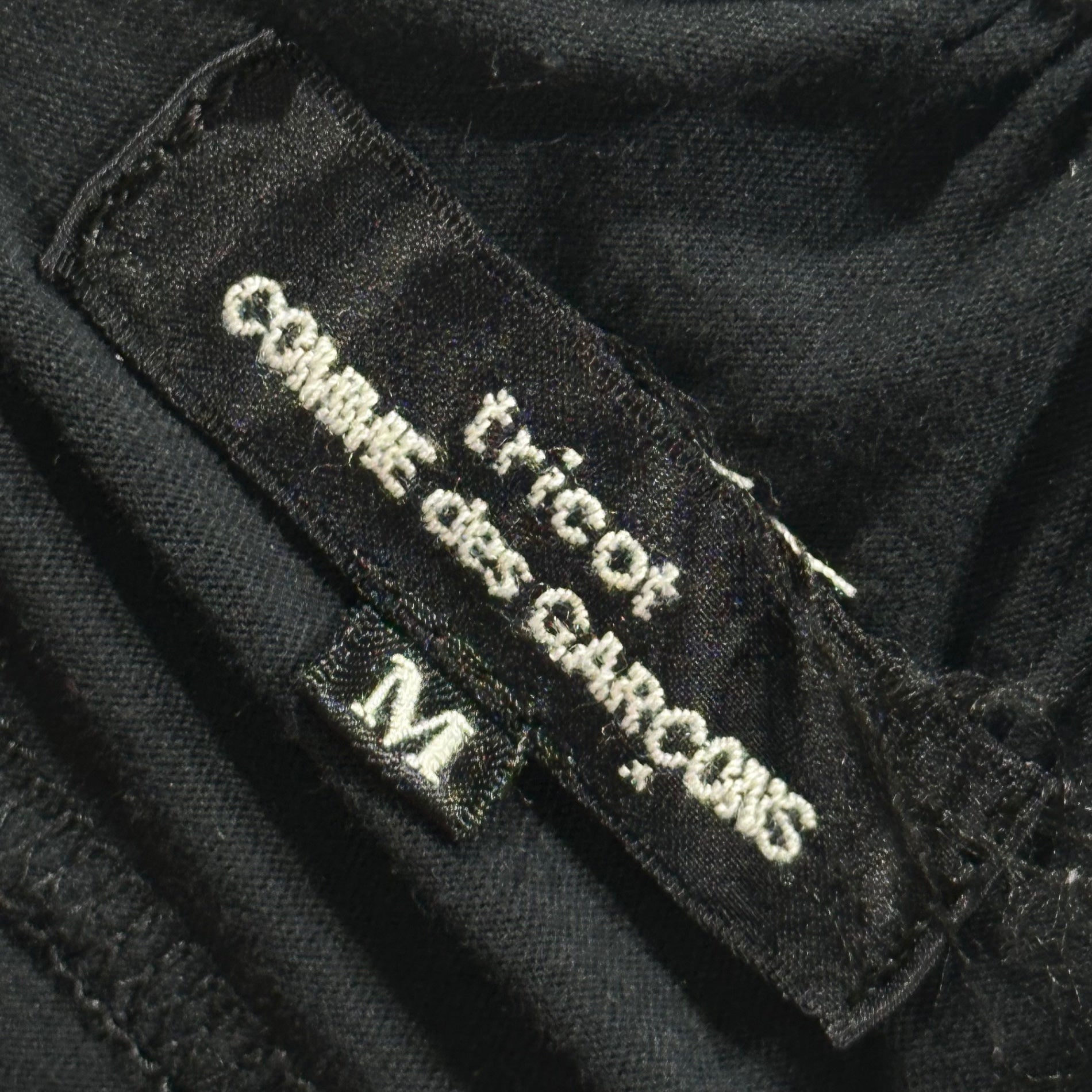 tricot COMME des GARCONS(トリココムデギャルソン) 2014SS Front-Ribbon Gathered Cut-and-Sew Top フロントリボン ギャザー カットソー TM-T035 M ブラック AD2013