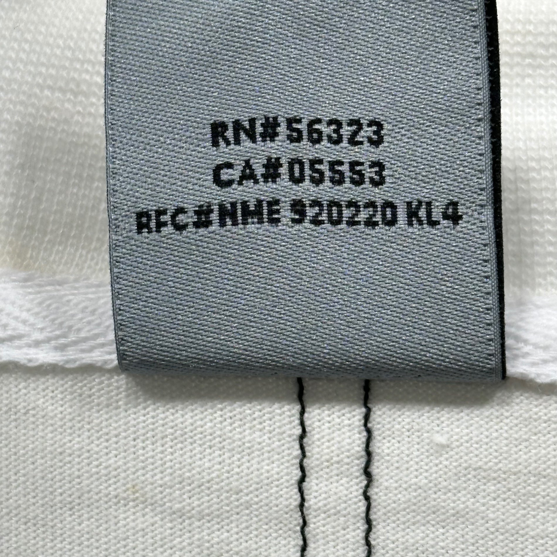 NIKE(ナイキ) 90's JORDAN Logo Embroidery Tee ジョーダン ロゴ 刺繍 Tシャツ 181199-100 L ホワイト 90年代 ヴィンテージ デッドストック