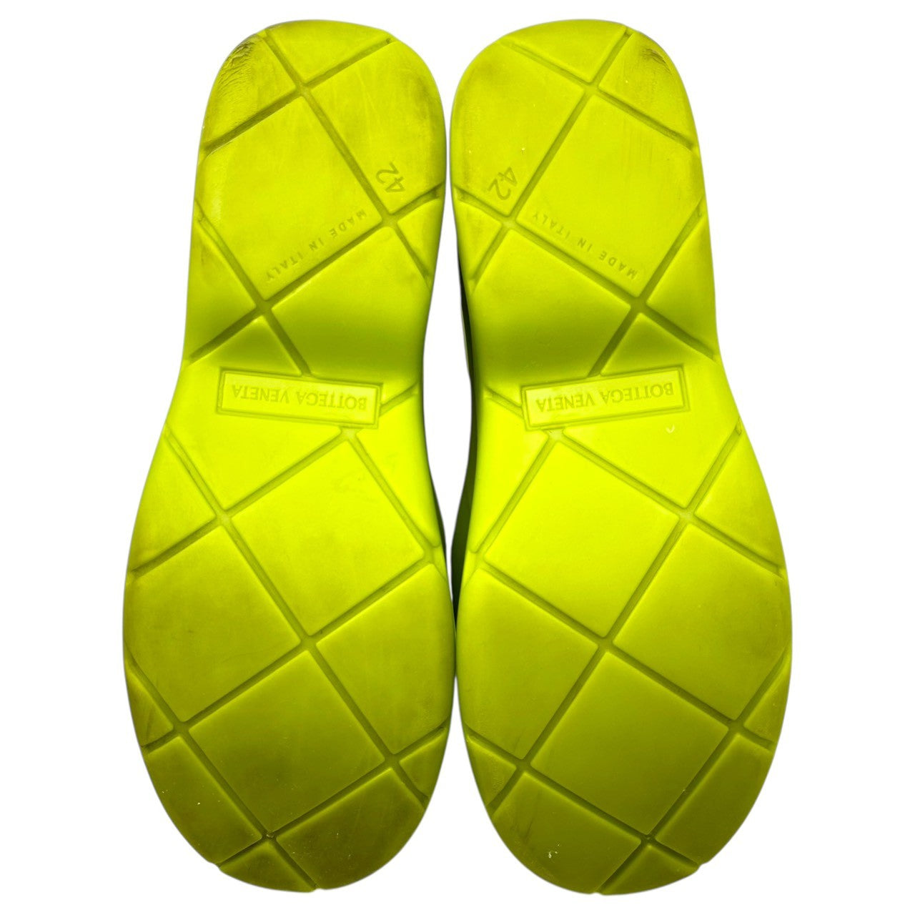BOTTEGA VENETA(ボッテガヴェネタ) Paddle Boots パドル ブーツ 42(27cm程度) グラス グリーン レイン ラバー