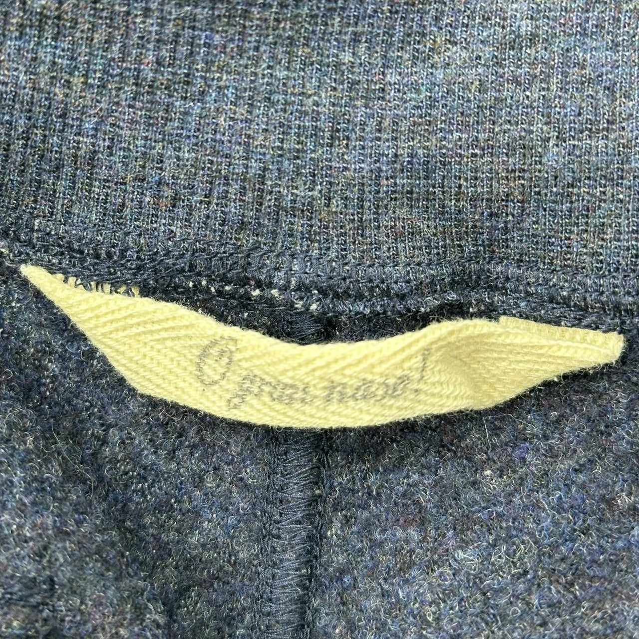 O gran naso !(オーグランナーゾ) Wool jacket setup ウール ジャケット セットアップ S ネイビー ジョガー テーラード 日本製