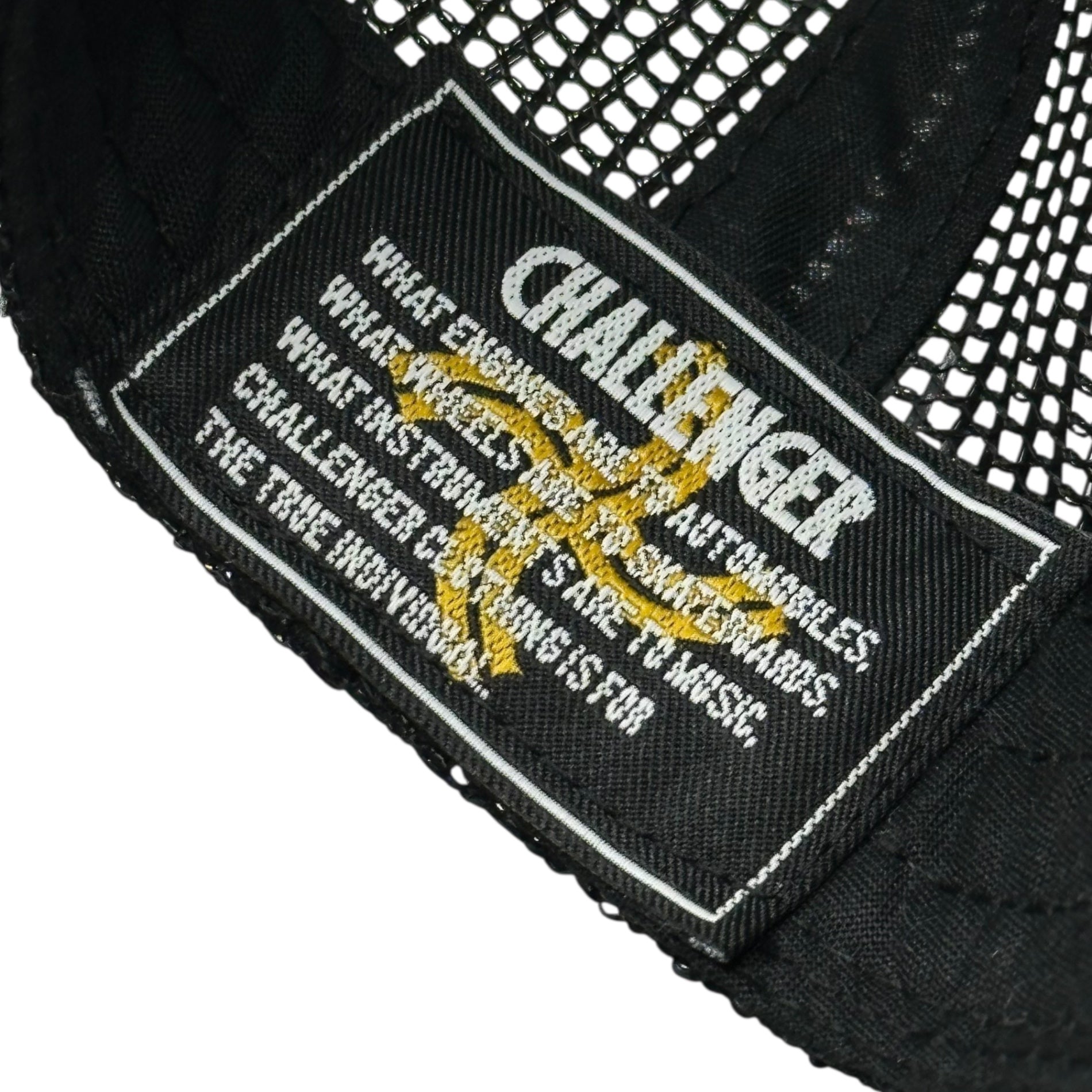 CHALLENGER(チャレンジャー) CAMS MESH CAP -Black- メッシュ キャップ