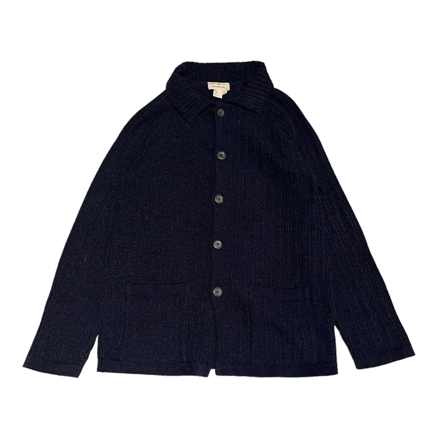 Ermenegildo Zegna(エルメネジルドゼニア) Wool knit jacket ウール ニット ジャケット カーディガン 48