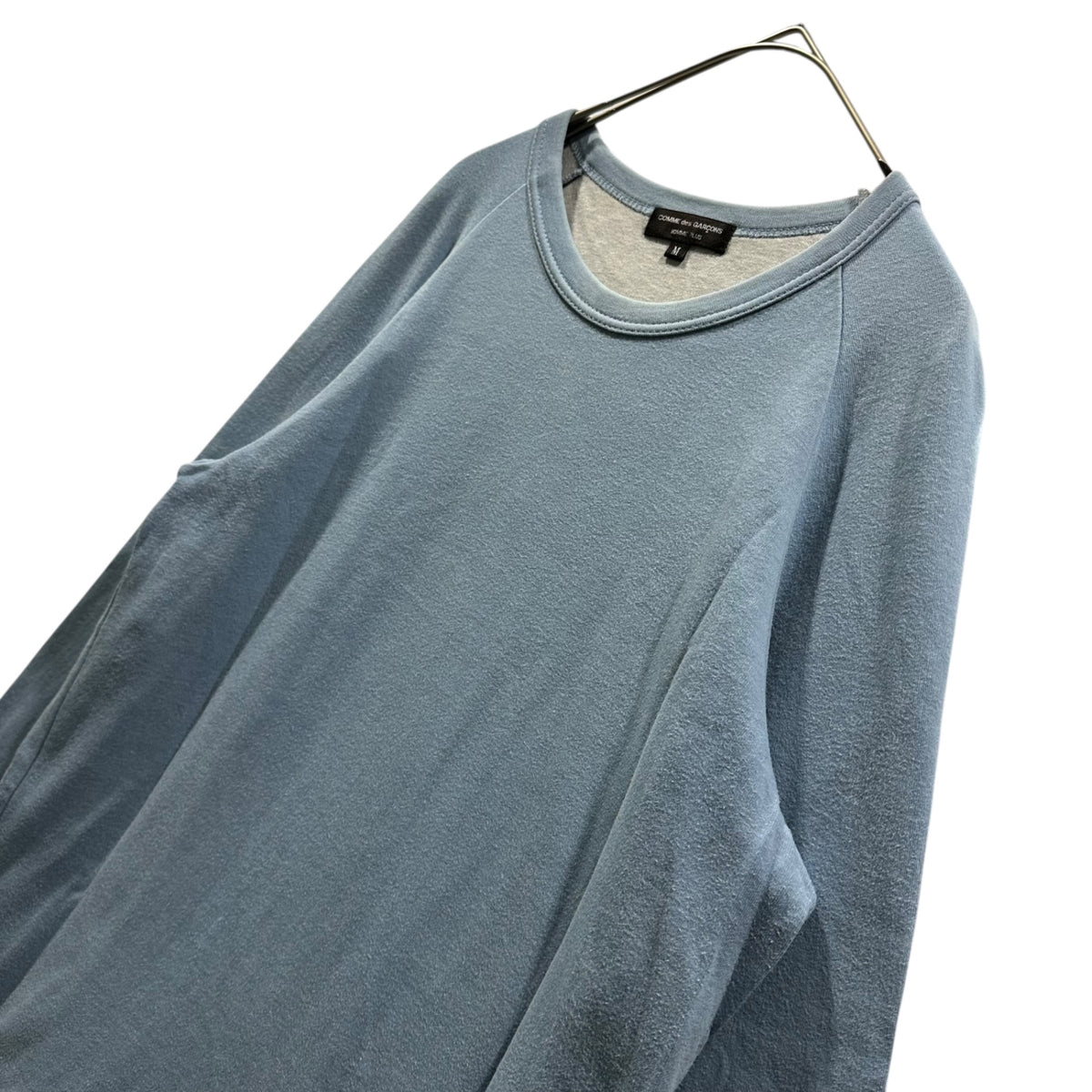 COMME des GARCONS HOMME PLUS(コムデギャルソンオムプリュス) 2005AW Sports Tailoring Era Drawcord Sweatshirt スポーツ テーラーリング期 ドローコード スウェット PP-T003 M ライトブルー AD2005 00s アーカイブ