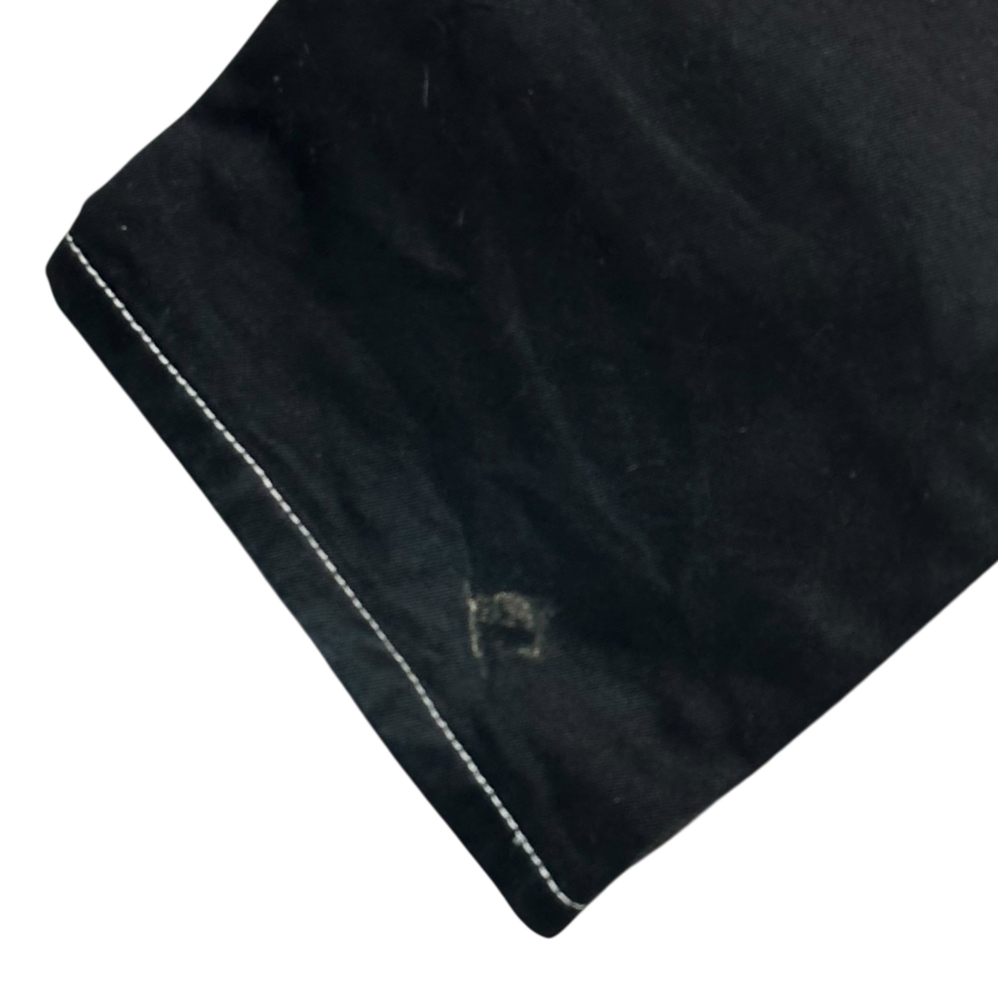 Dior HOMME(ディオールオム) White Stitch Long Skinny Pants ホワイト ステッチ ロング スキニー パンツ 28 ブラック