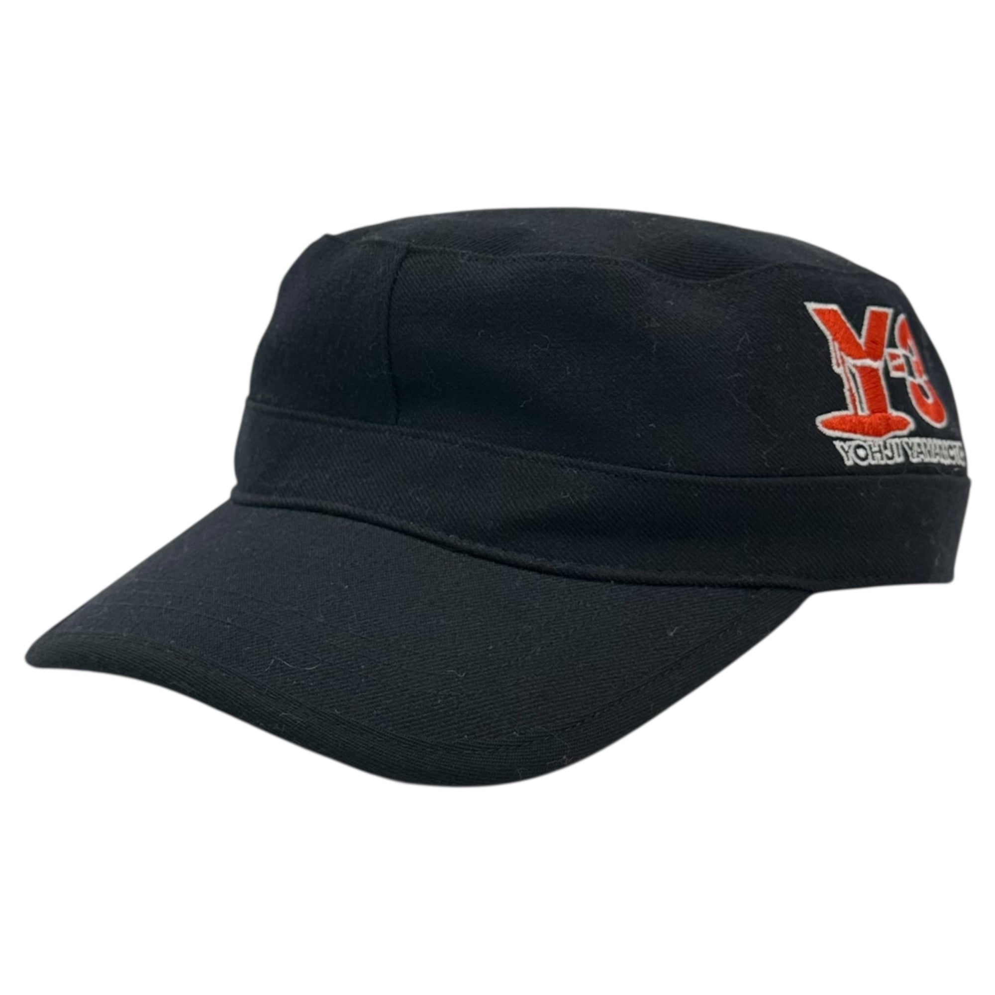 Y-3(ワイスリー) Side Logo Work Cap サイドロゴ ワークキャップ TIG001 L ブラック×オレンジ