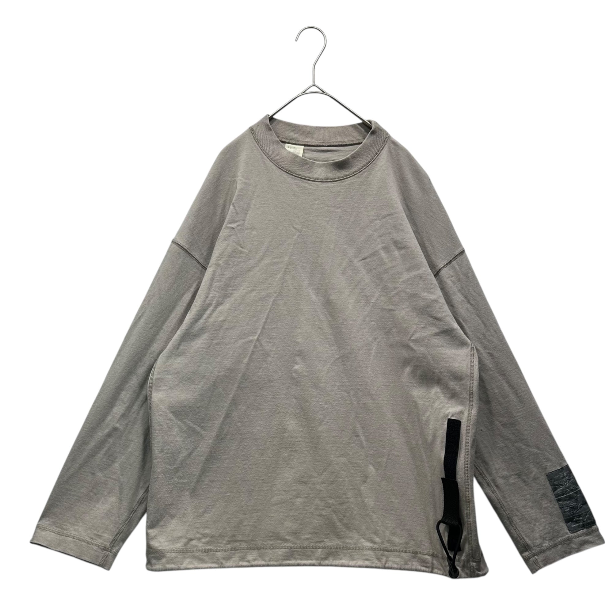 N.HOOLYWOOD(エヌハリウッド ミスターハリウッド) Vintage finish Drawstring Crew Neck T-Shirt ヴィンテージ加工 ドローコード クルーネック Tシャツ 9251-CS09-014 TEE 38(M程度) グレー×ブラック