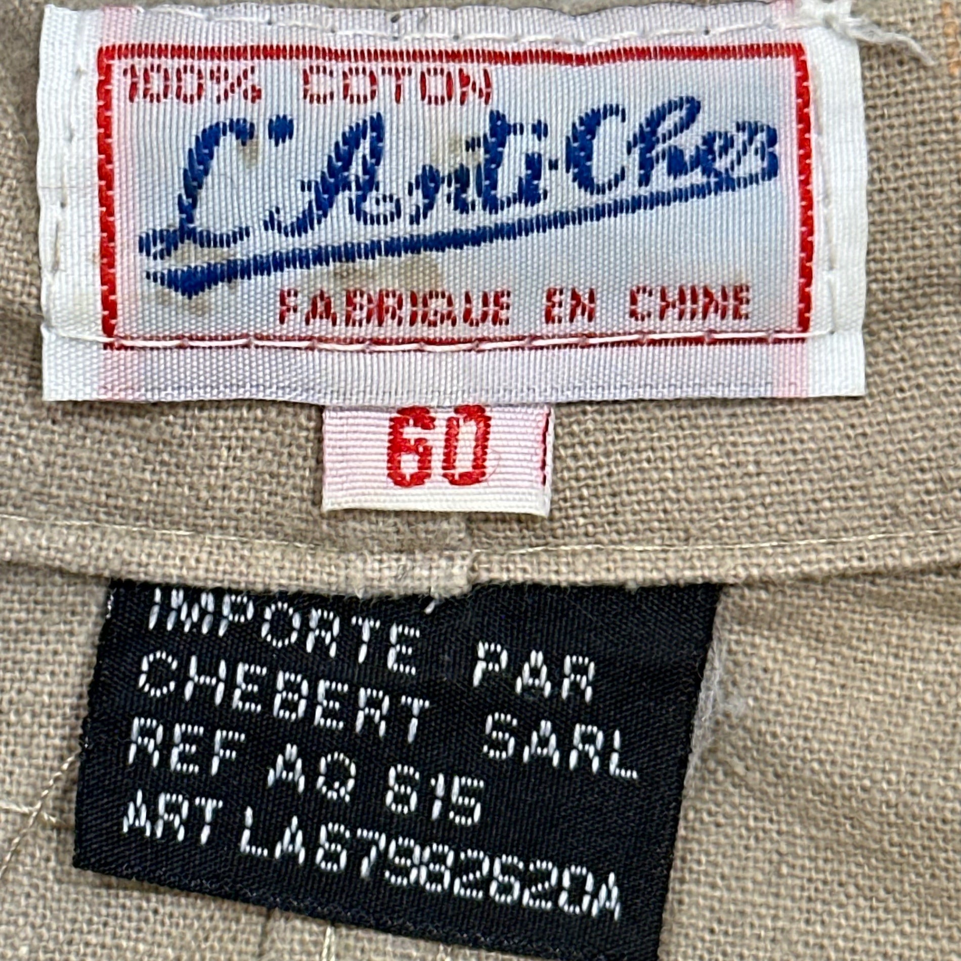 L'Anti Cher(ランチシェール) French linen Chinese shirt ＆ Pants