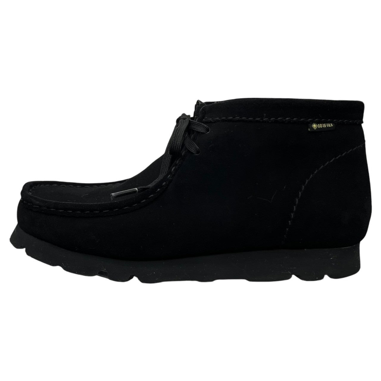 clarks(クラークス) BEAMS別注 Wallabee Boot GORE-TEX ワラビー ブーツ ゴアテックス 11-32-0629-100-19 US8(26cm) ブラック 箱付 スウェード デザート ブーツ 28005