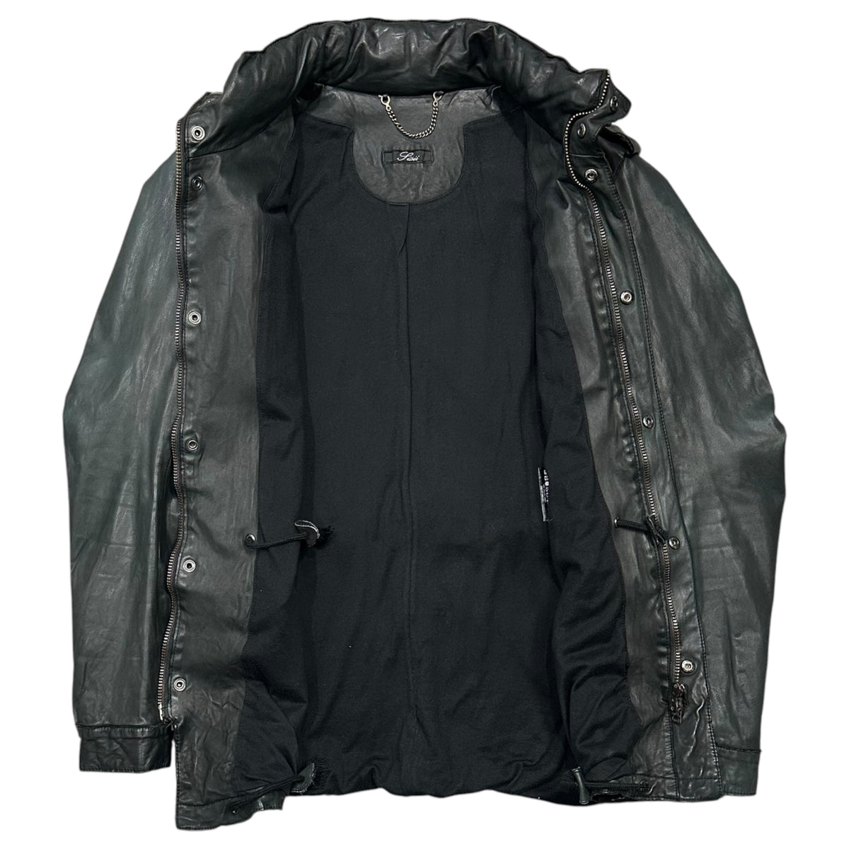 SISSI(シシー) M65-Type Cow-Leather Jacket M65 タイプ カウ レザー ジャケット S ブラック