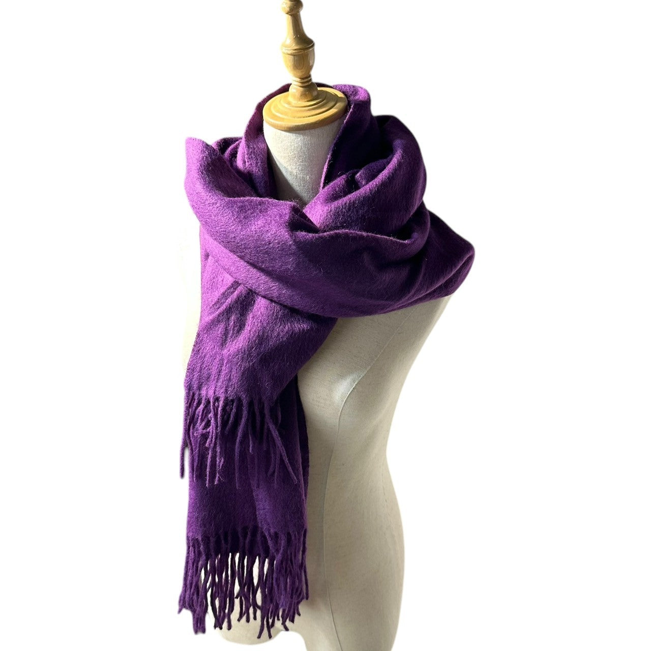 Acne Studios(アクネストゥディオズ) Large Virgin Wool Scarf 大判 ヴァージン ウール マフラー パープル