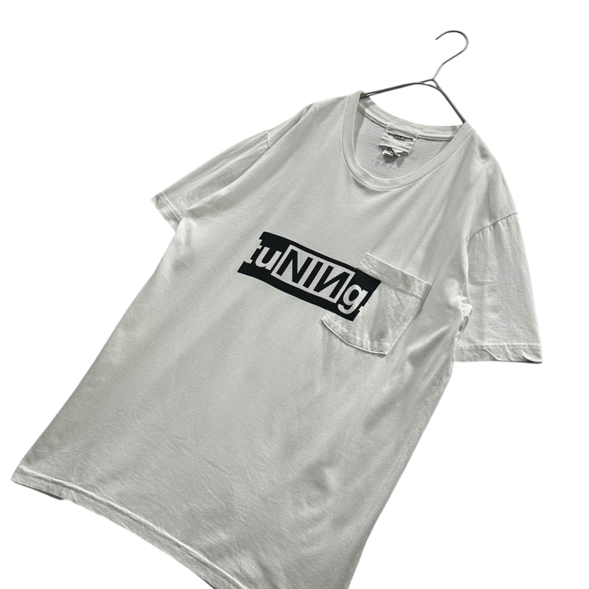 TAKAHIRO MIYASHITA The Soloist.(タカヒロミヤシタザソロイスト) 2015SS "tuNINg." - t.N.g - プリント ポケット Tシャツ sgt.0032 M ホワイト