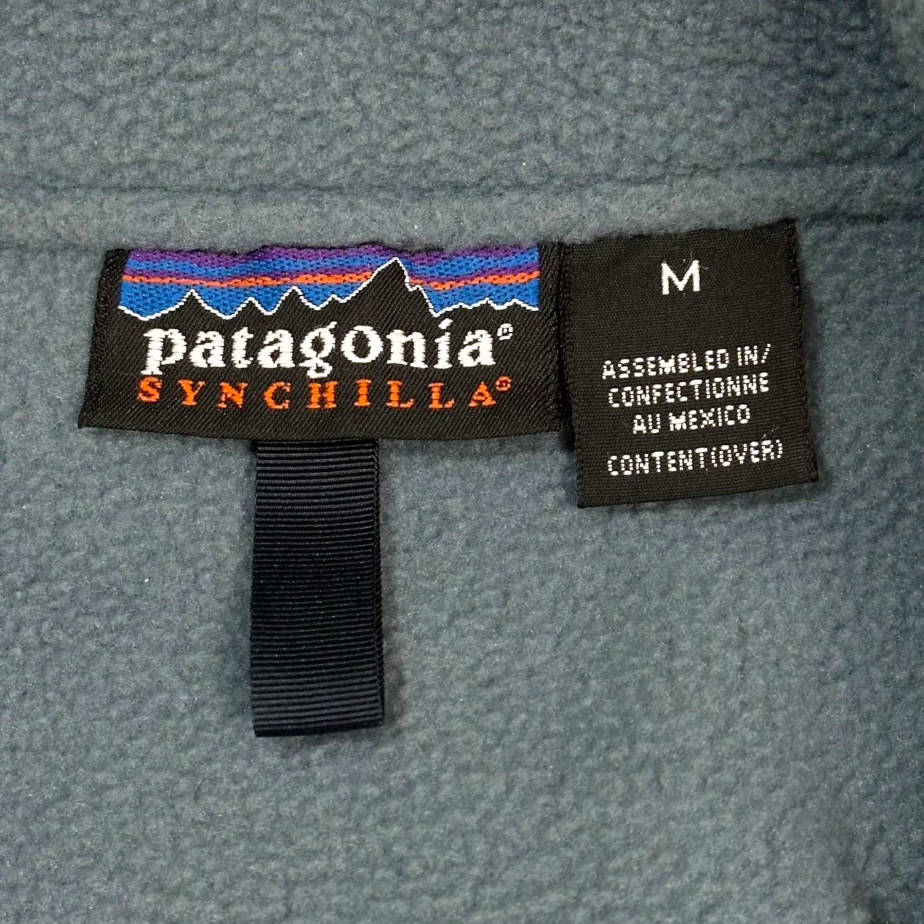 Patagonia(パタゴニア) 2001AW SYNCHILLA Half-Zip Fleece Pullover Jacketシンチラ ハーフジップ フリース プルオーバー ジャケット 25725 Ｍ ブルーグレー 00's ヴィンテージ