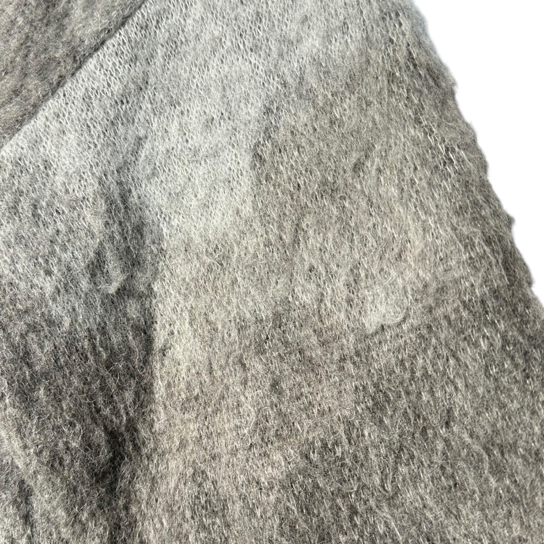 YOKE(ヨーク) 23SS GRADATION JACQUARD CARDIGAN グラデーション ジャガード カーディガン YK23SS0492S-WM 2(M程度) グレー ニット アルパカ 別注