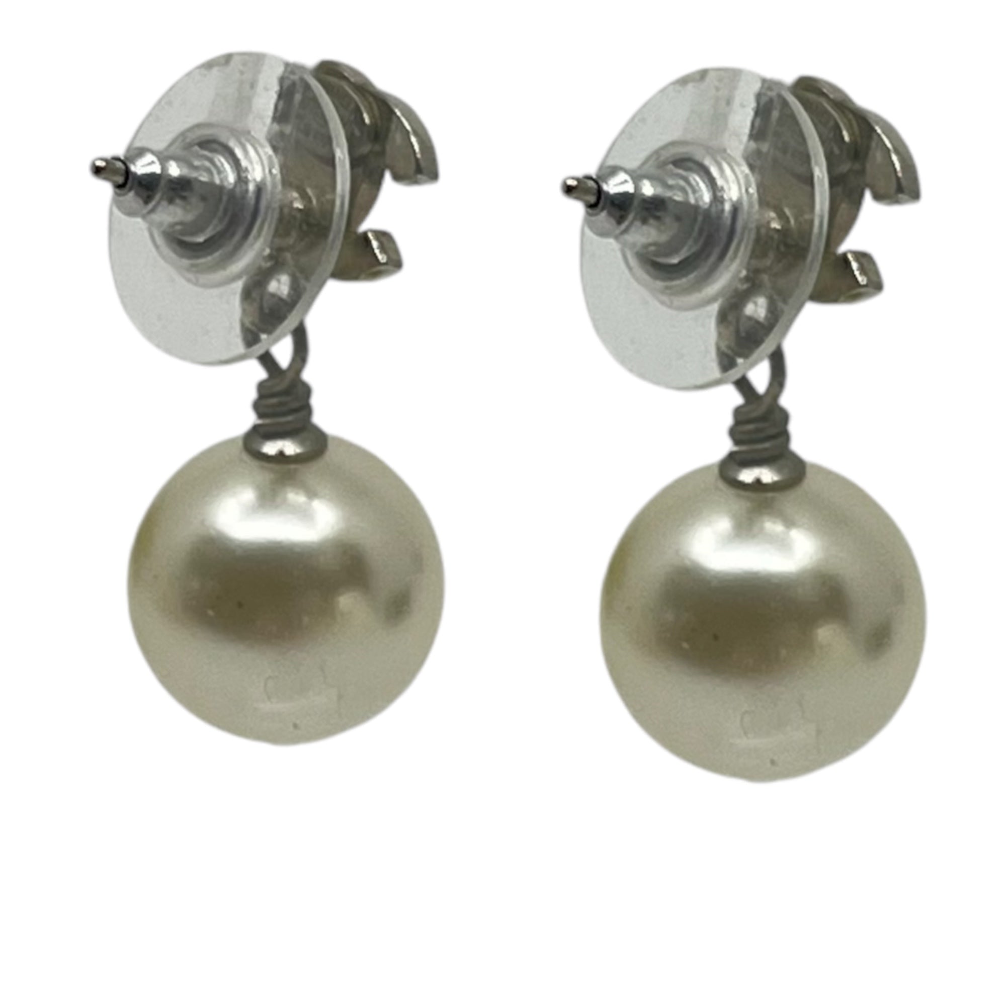 CHANEL(シャネル) Coco mark light stone pearl earrings ココマーク ライトストーン パール ピア