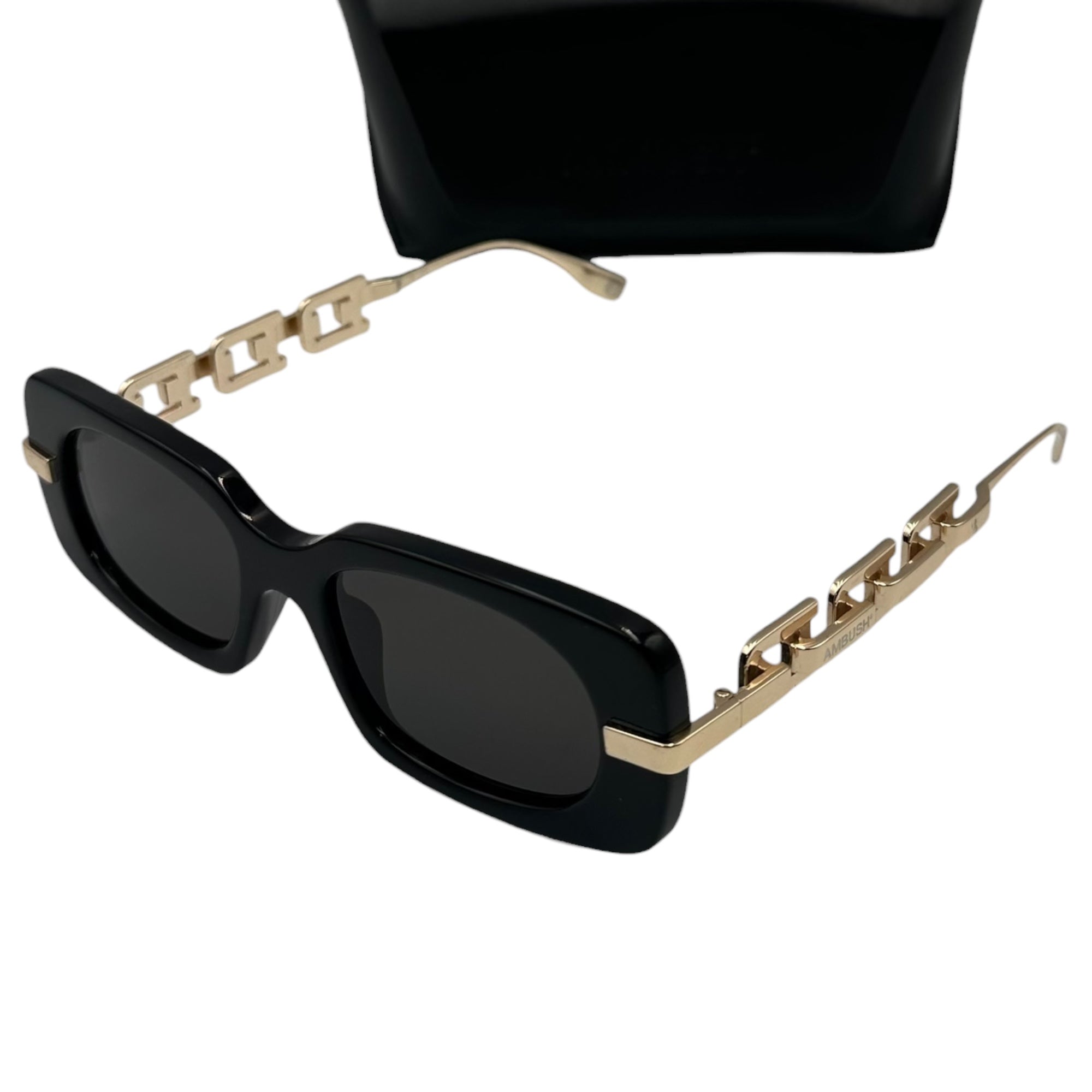 AMBUSH(アンブッシュ) A CHAIN SUNGLASSES black チェーン サングラス 12115068 ブラック×ゴールド