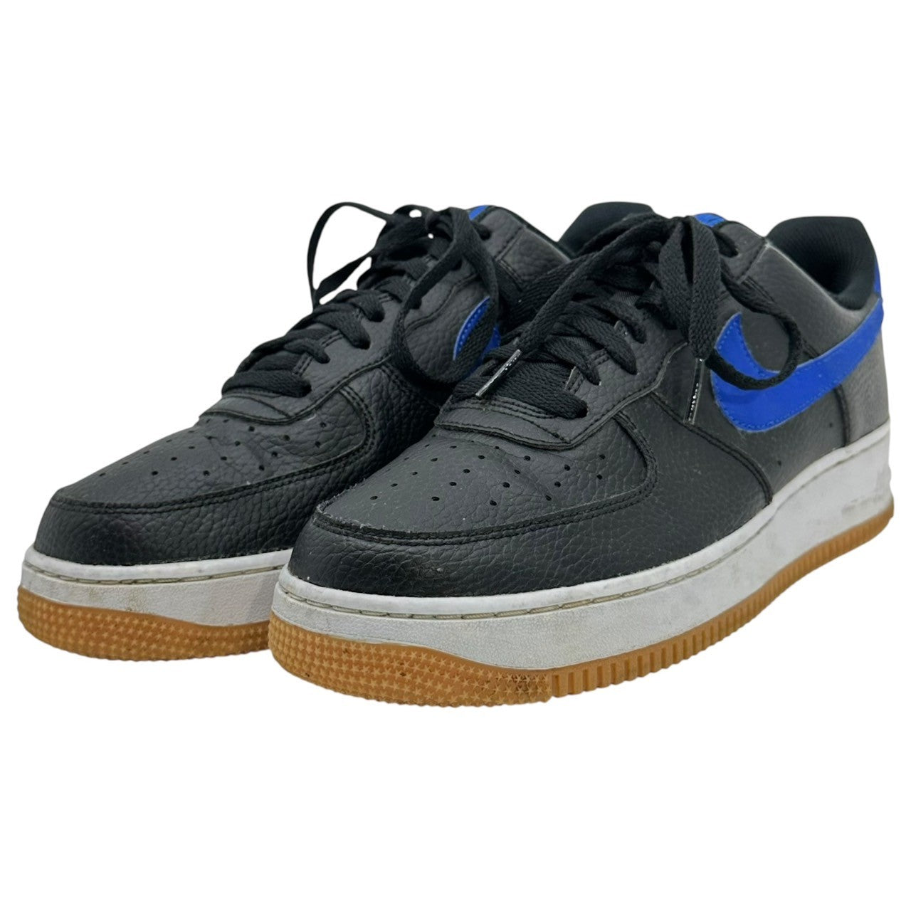 NIKE(ナイキ) Air Force 1 Low ”Black Royal Gum” エアフォース 1 ロー ブラック ロイヤル ガム CI0057-001 27cm ブラック×ブルー 国内未発売モデル ローカット スニーカー
