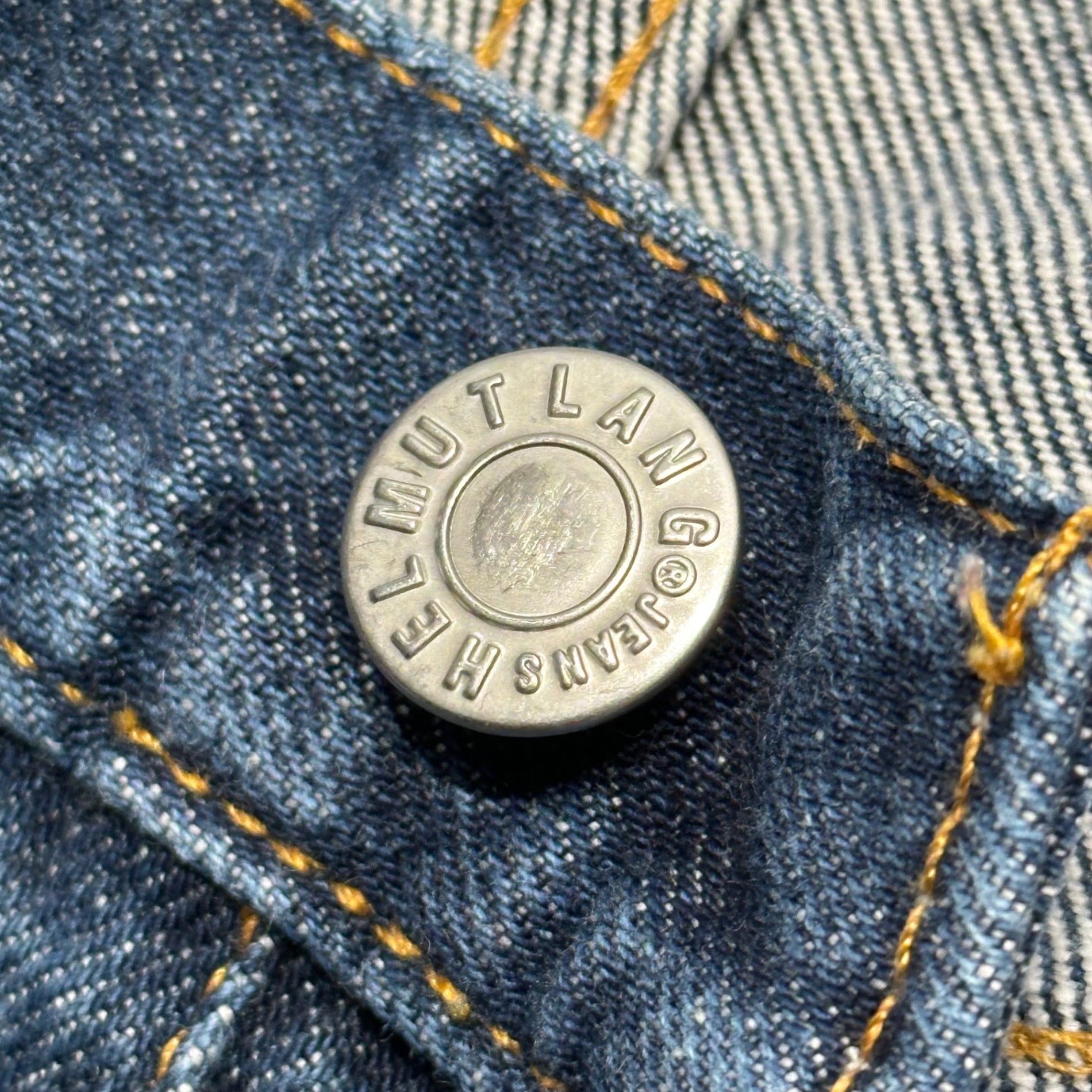 HELMUT LANG(ヘルムートラング) 1999 ARCHIVE CLASSIC DENIM PANTS 本人期 アーカイブ クラシック デニム パンツ 29 インディゴ 90's 90年代