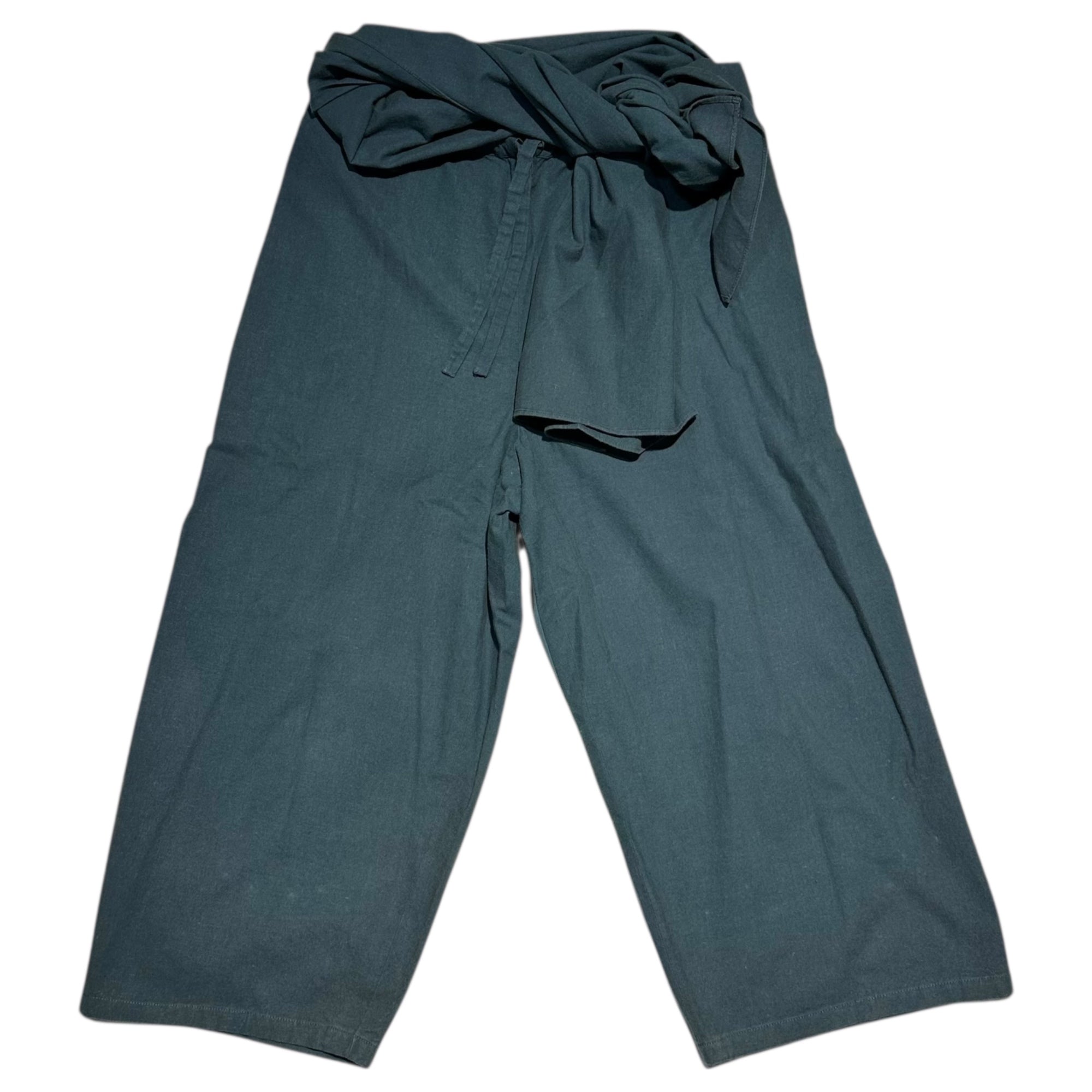 COMME des GARCONS(コムデギャルソン) 80's Wrap Skirt Layered Shorts 80年代 巻きスカート レイヤード ハーフパンツ P-110310 FREE ブルーグレー 川久保玲 本人期