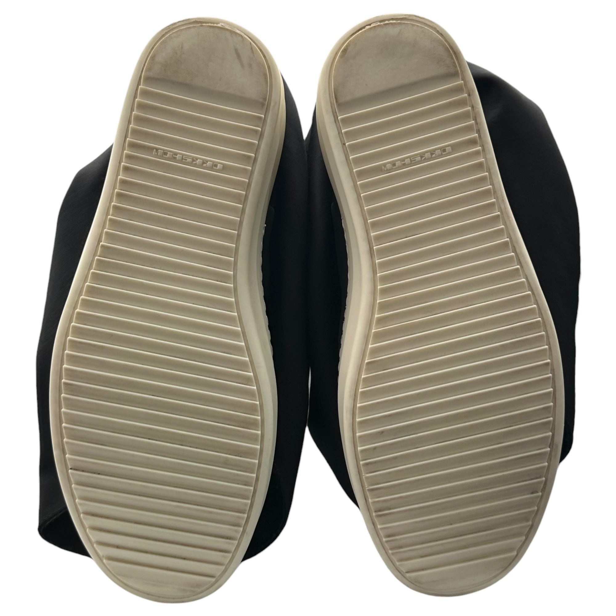 Rick Owens DRKSHDW(リックオウエンスダークシャドウ) 23SS FETISH フェティッシュ DU01D1815 MU 911 43(約28.0cm) ブラック×ホワイト ニーハイ ブーツ スニーカー