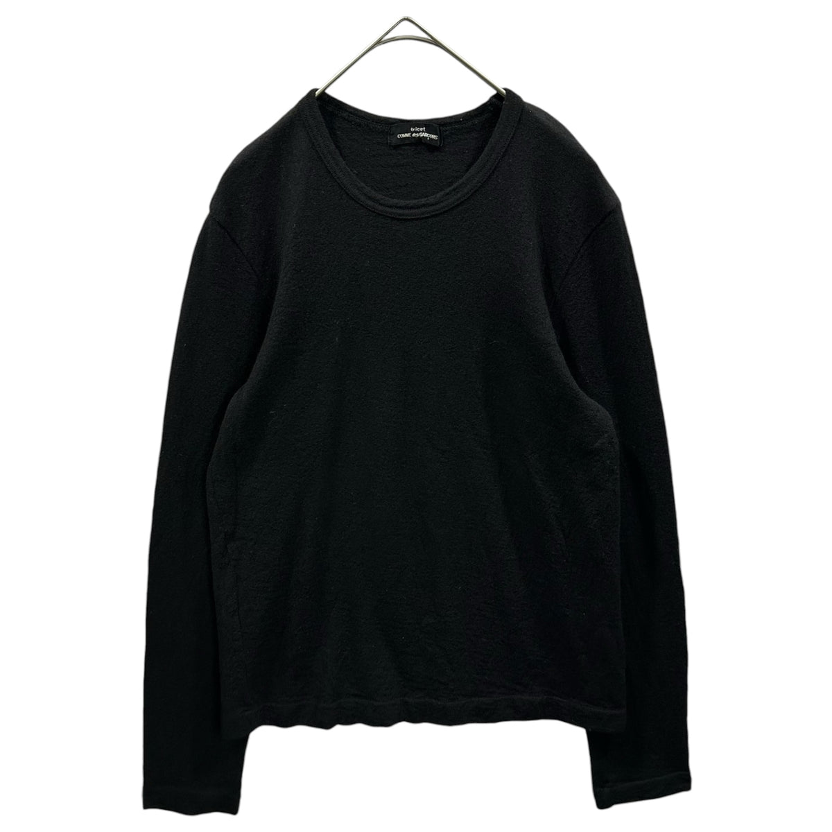 tricot COMME des GARCONS(トリココムデギャルソン) 1997AW Basic Wool Cut-and-Sew ベーシック ウール カットソー TT-070100 FREE ブラック AD1997 90s アーカイブ