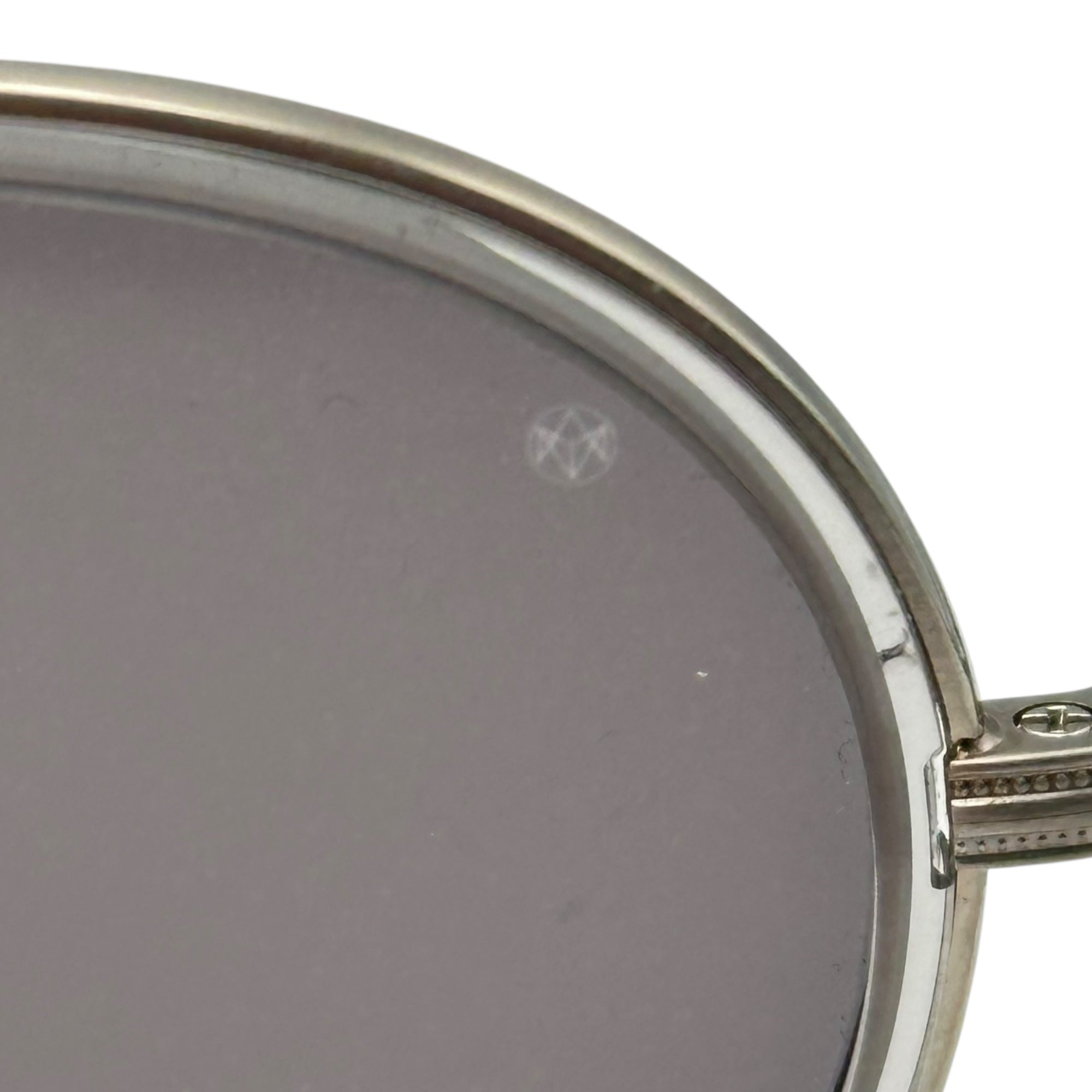 Ayame(アヤメ) FOCUS sunglasses フォーカス ラウンド型 サングラス 46□23-145 ライトグレー LGY 2K 眼鏡 メガネ チャコールレンズ