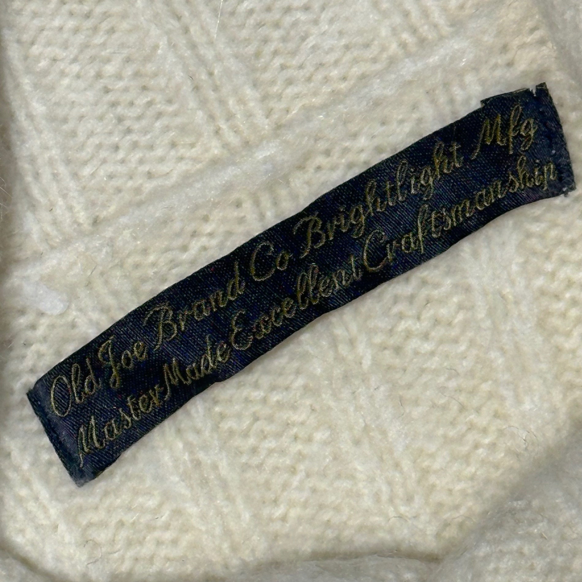 OLD JOE(オールドジョー) Angora Wool Pocket Turtleneck Knit アンゴラ ウール ポケット タートルネック ニット 152KN04 38 ホワイト