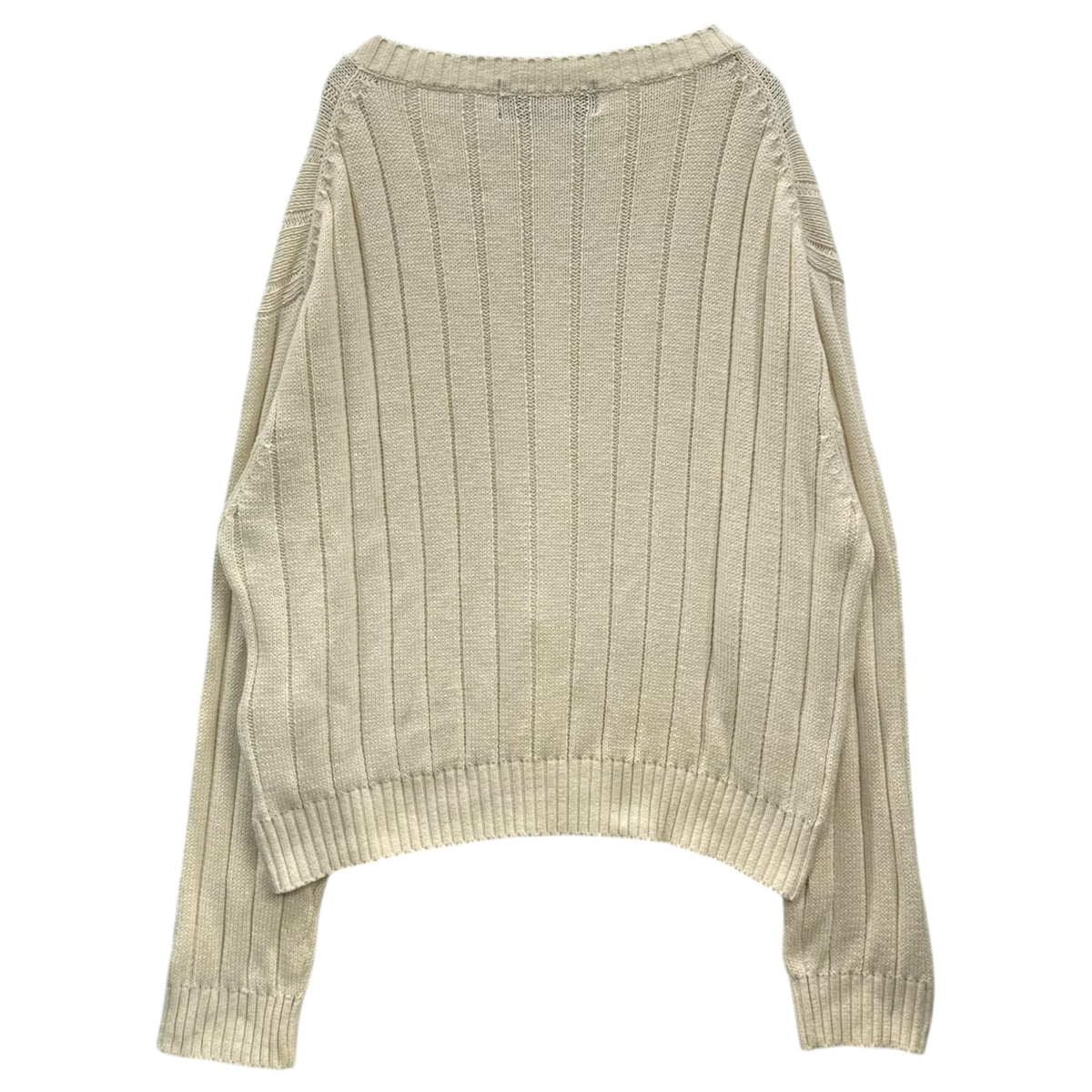 tricot COMME des GARCONS(トリココムデギャルソン) 1993SS Marble-Button Cotton Cardigan マーブル ボタン コットン カーディガン TN-020150 FREE アイボリー AD1992 90s アーカイブ