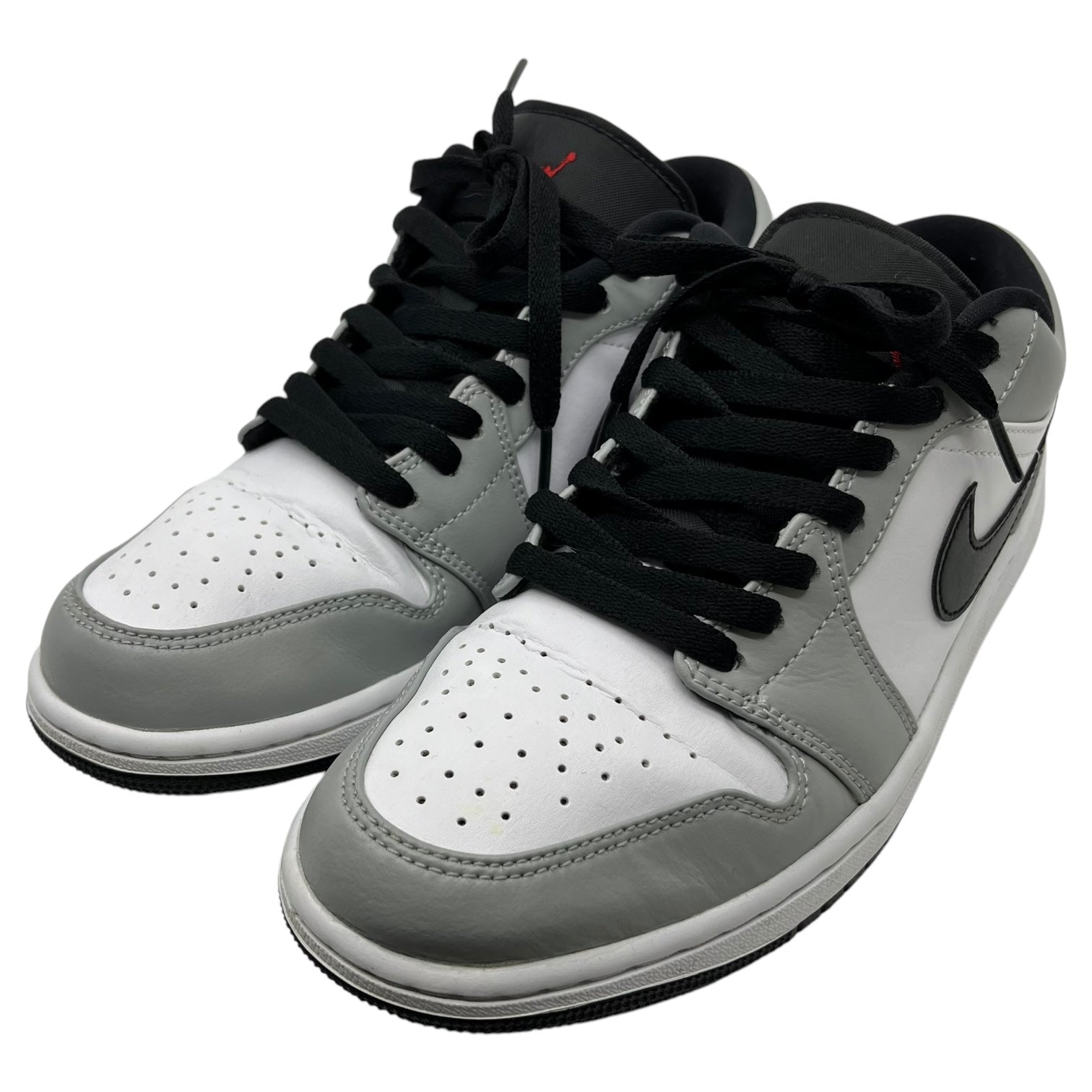 NIKE(ナイキ) AIR JORDAN 1 LOW "LIGHT SMOKE GREY" エアジョーダン1 ロー 553558-030 26.5cm ホワイト×グレー ローカット スニーカー