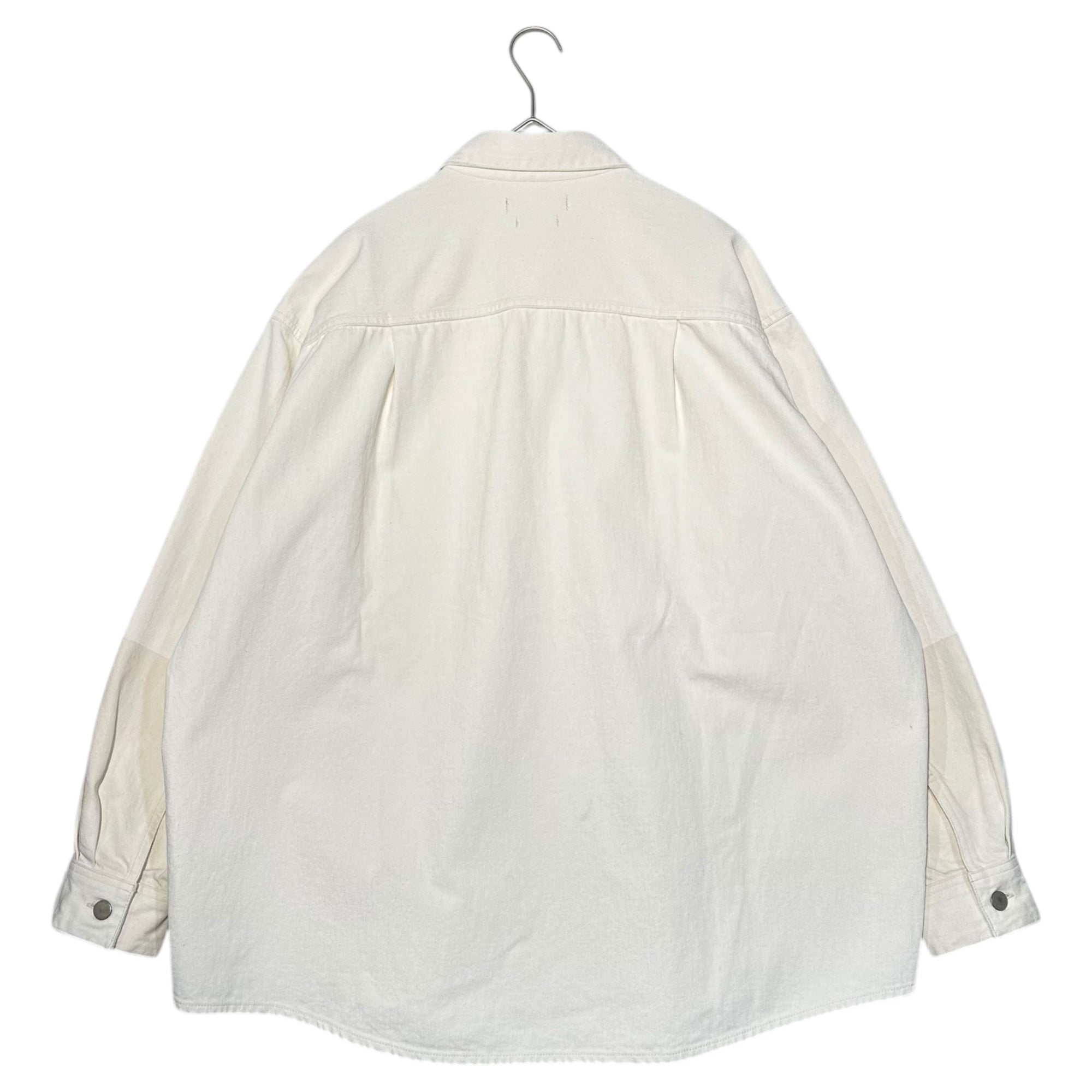 YOKE(ヨーク) 24SS Denim Shirt Jacket デニム シャツ ジャケット YK24SS0643SH 3(L程度) アイボリー